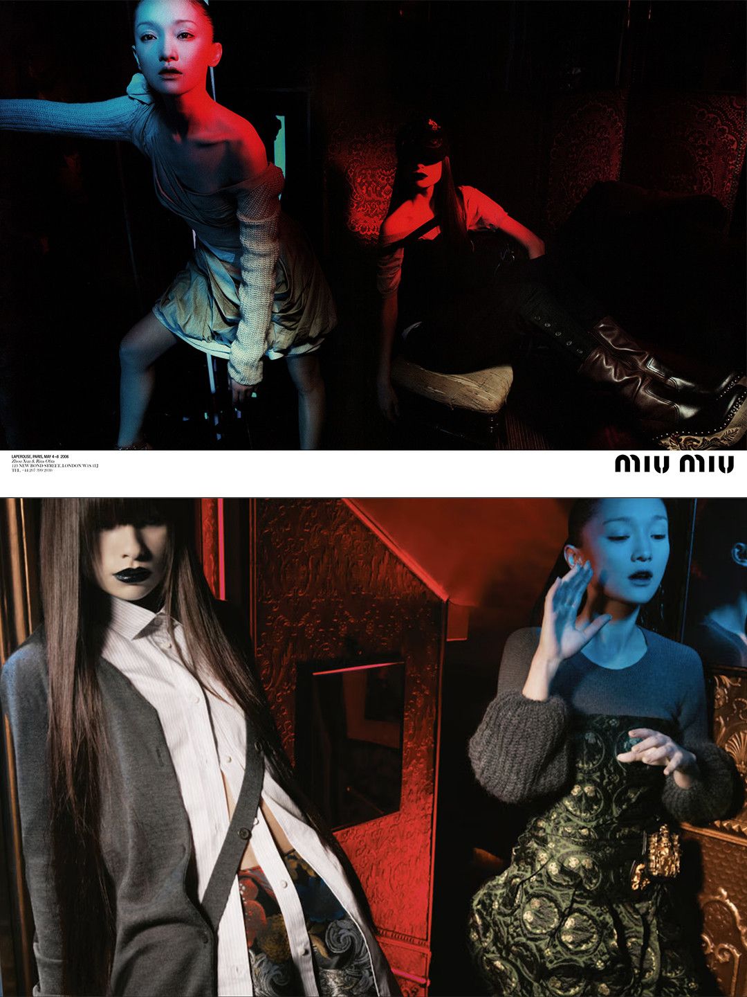 Miu Miu Miu Miu FW 2006 balloon sleeve mohair knit micro dress Size S / US 4 / IT 40 - 4 Thumbnail