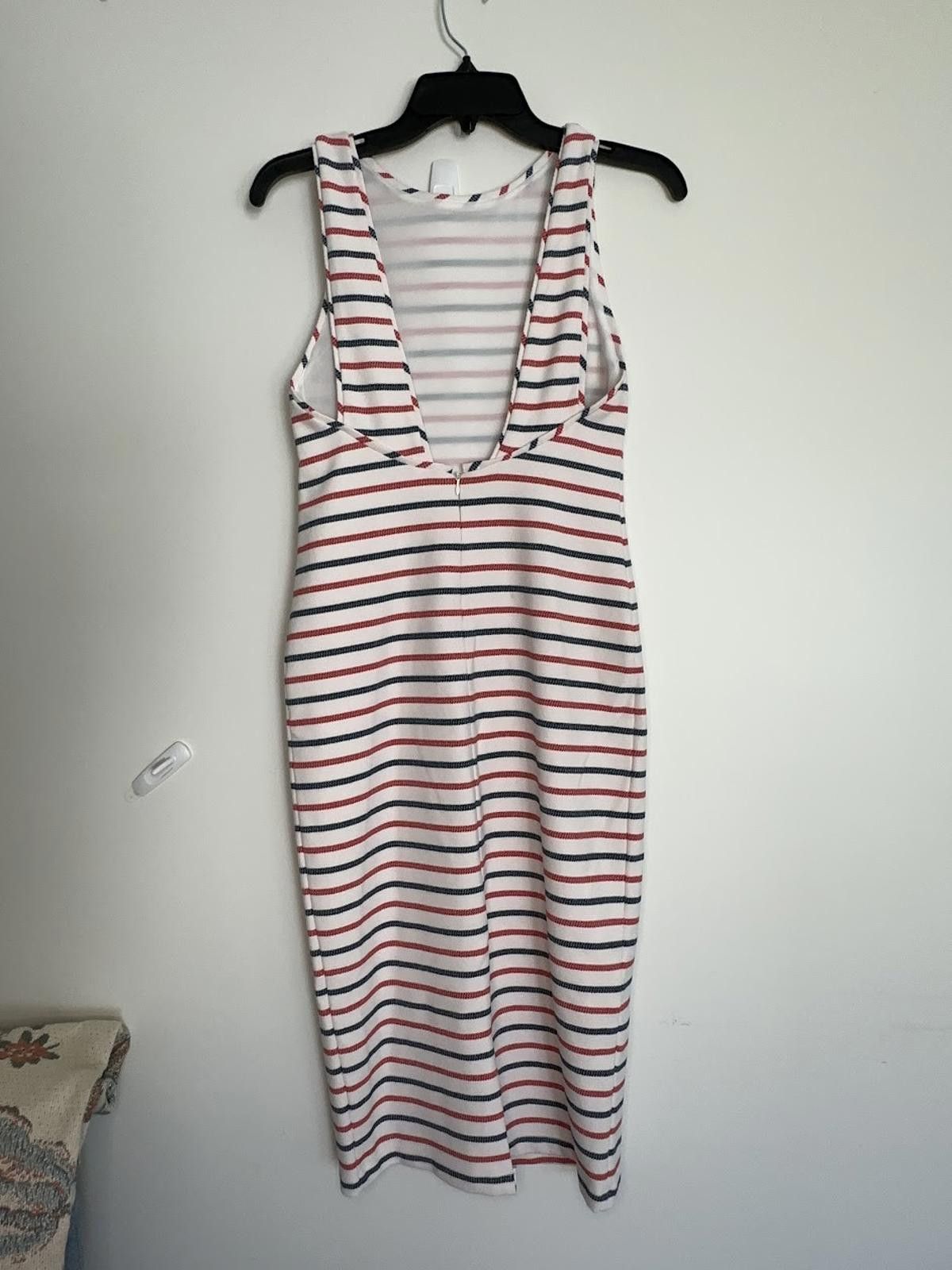 Zara ZARA Striped Bodycon Dress - Sz. M Size M / US 6-8 / IT 42-44 - 3 Thumbnail