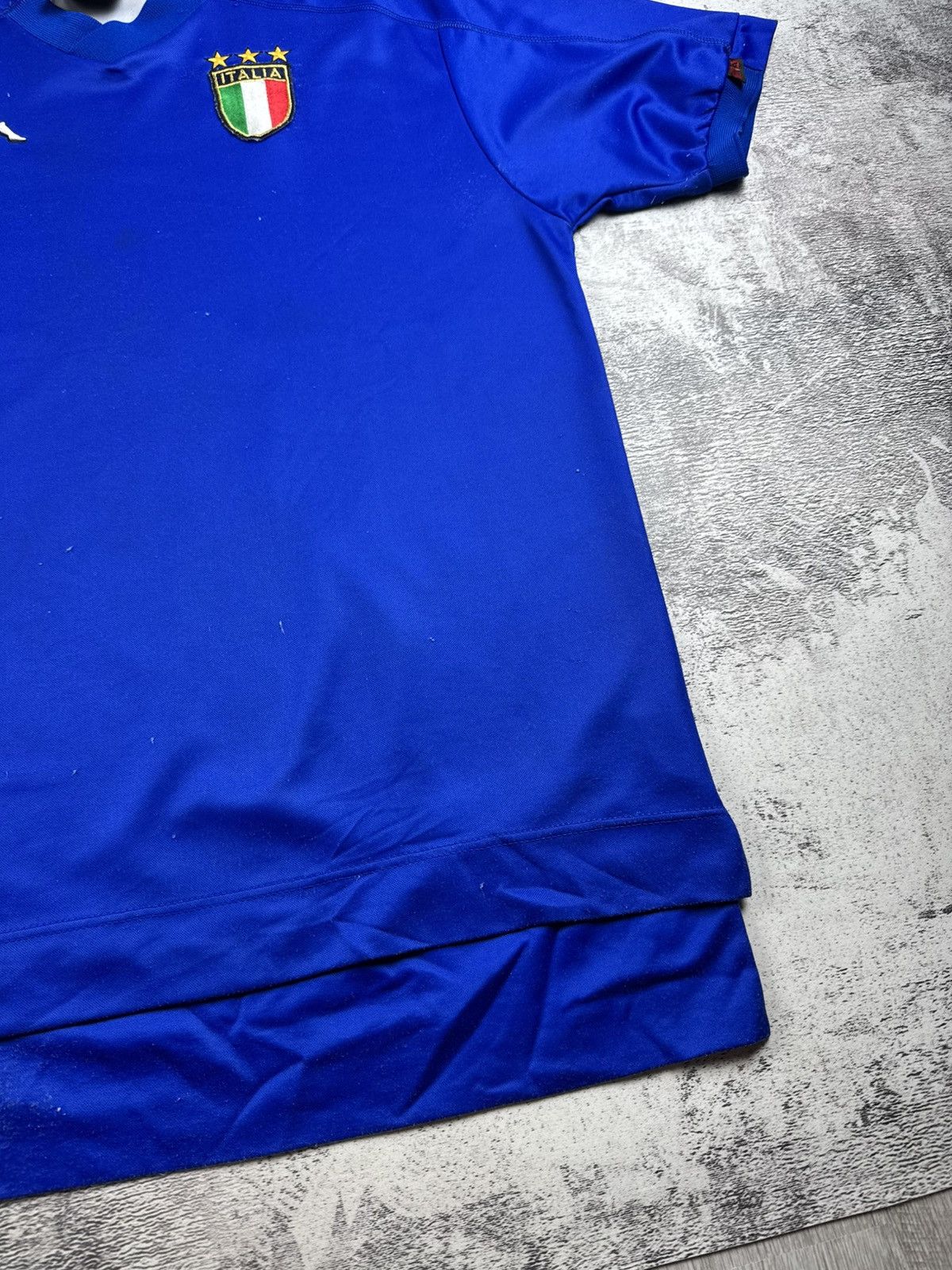 Kappa Vintage Italy 1998/2000 National Kappa Home Soccer Football T Shirt Jersey Tee Size US L / EU 52-54 / 3 - 10 Thumbnail