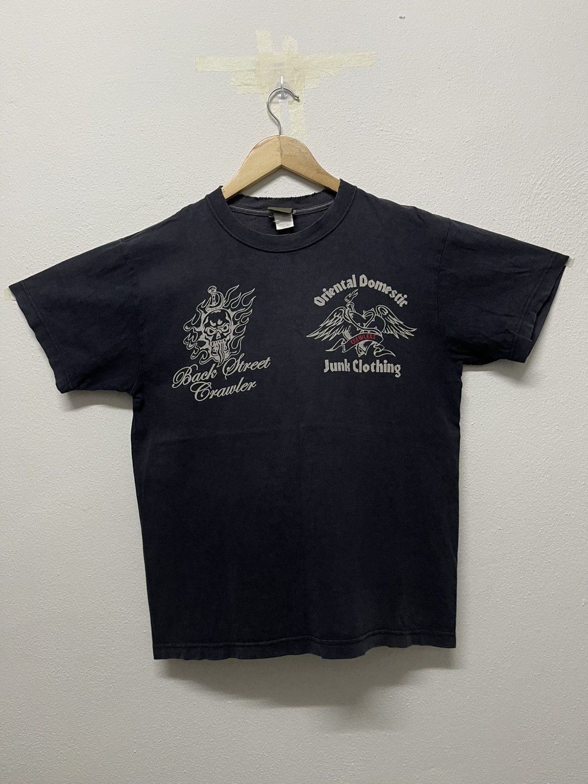 2000s JAPAN BACK STREET CRAWLER TSHIRT RARE DISTRESSED