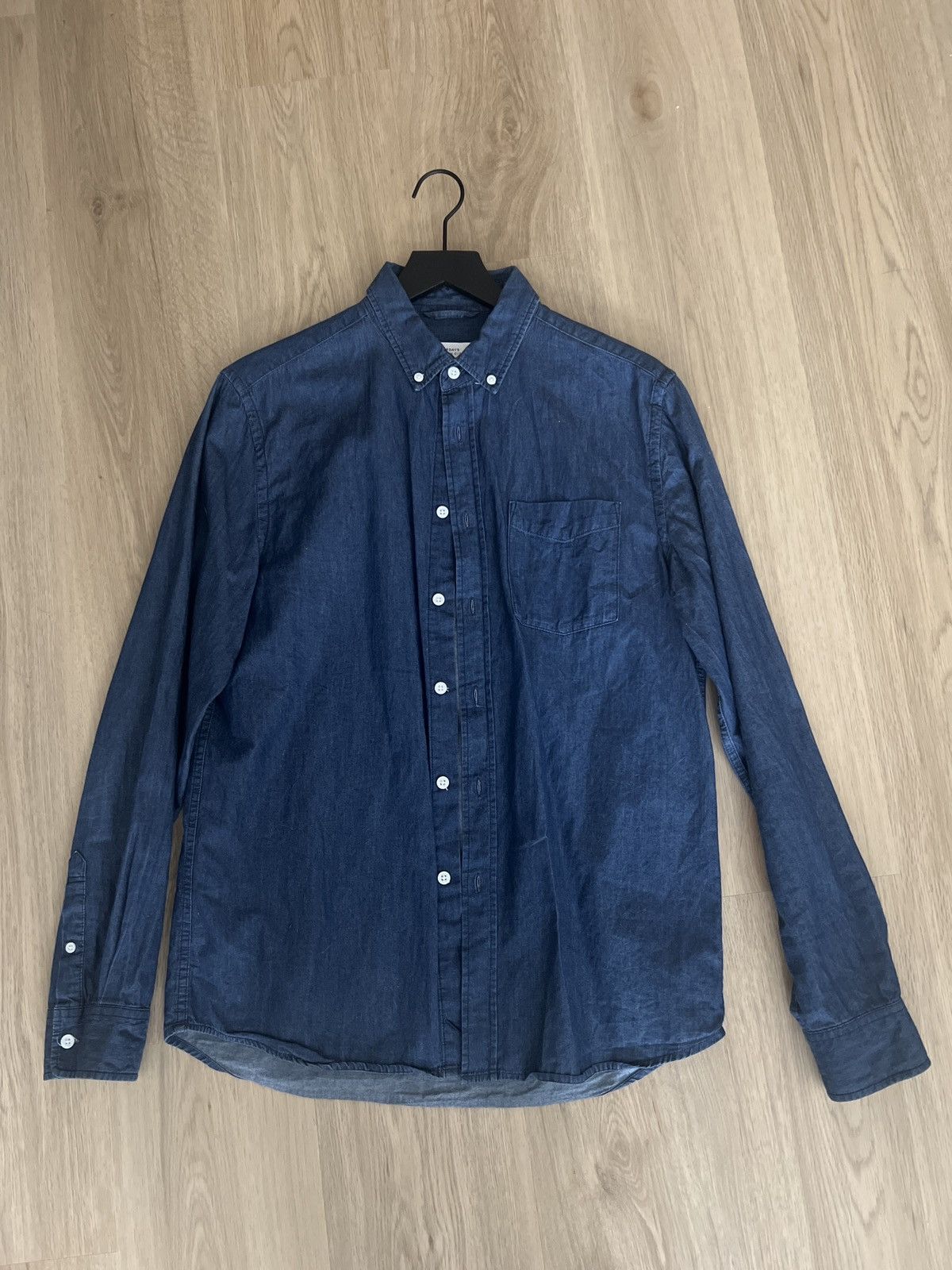 Saturdays NYC Saturdays NYC button up chambray blue Size US M / EU 48-50 / 2 - 1 Thumbnail