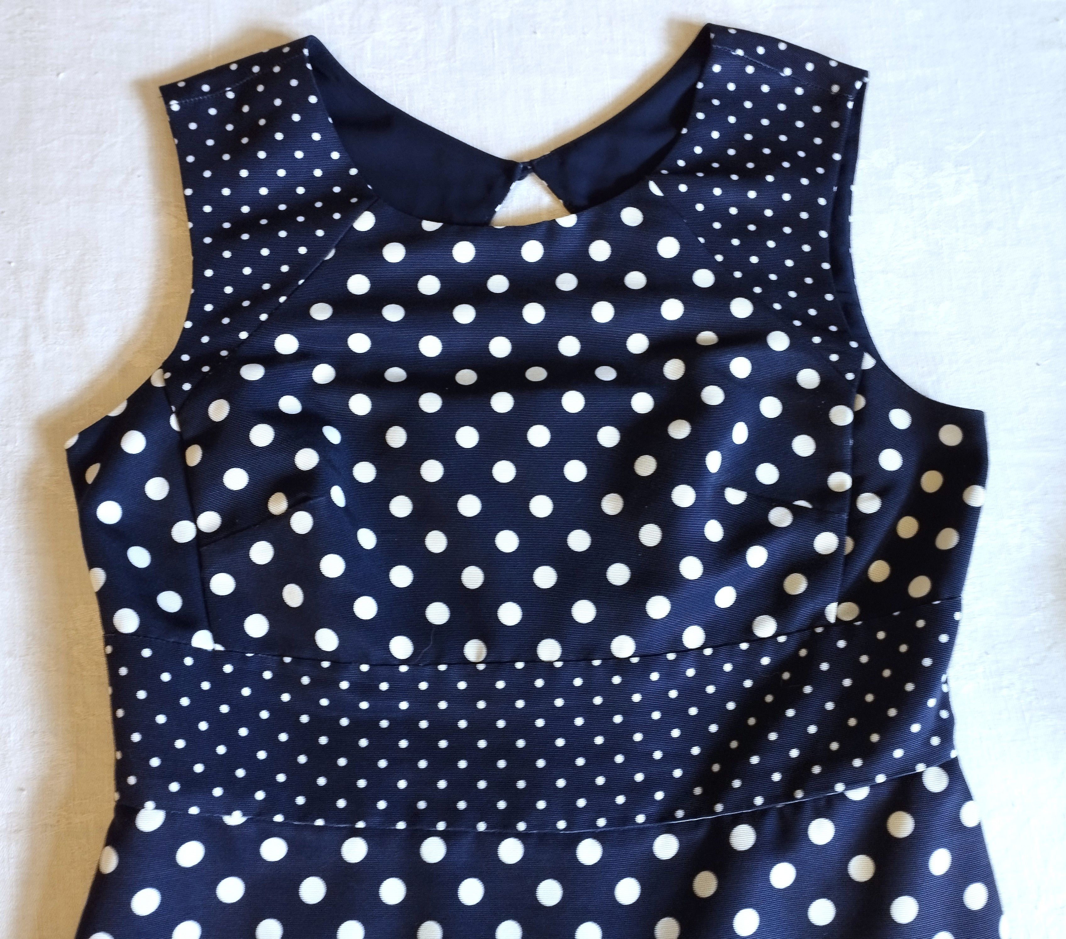 Designer René Derhy Robe Preppy Dotties T M Size M / US 6-8 / IT 42-44 - 5 Thumbnail