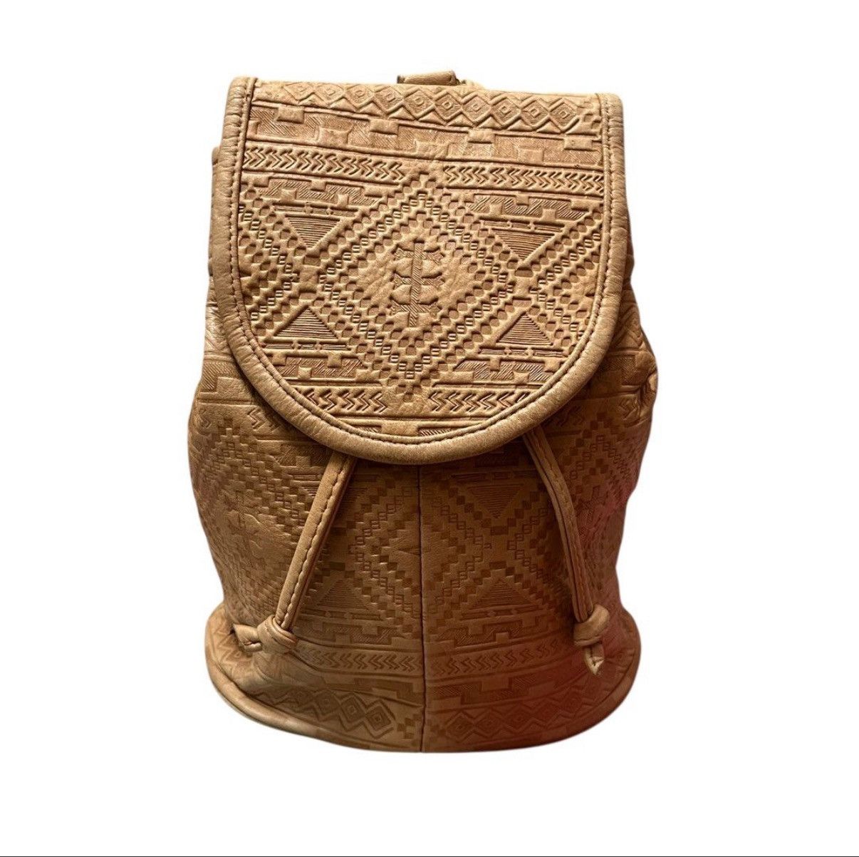 Genuine Leather Vintage Genuine Deer Skin Mini Backpack Brama Aztec Rare Size ONE SIZE - 1 Thumbnail
