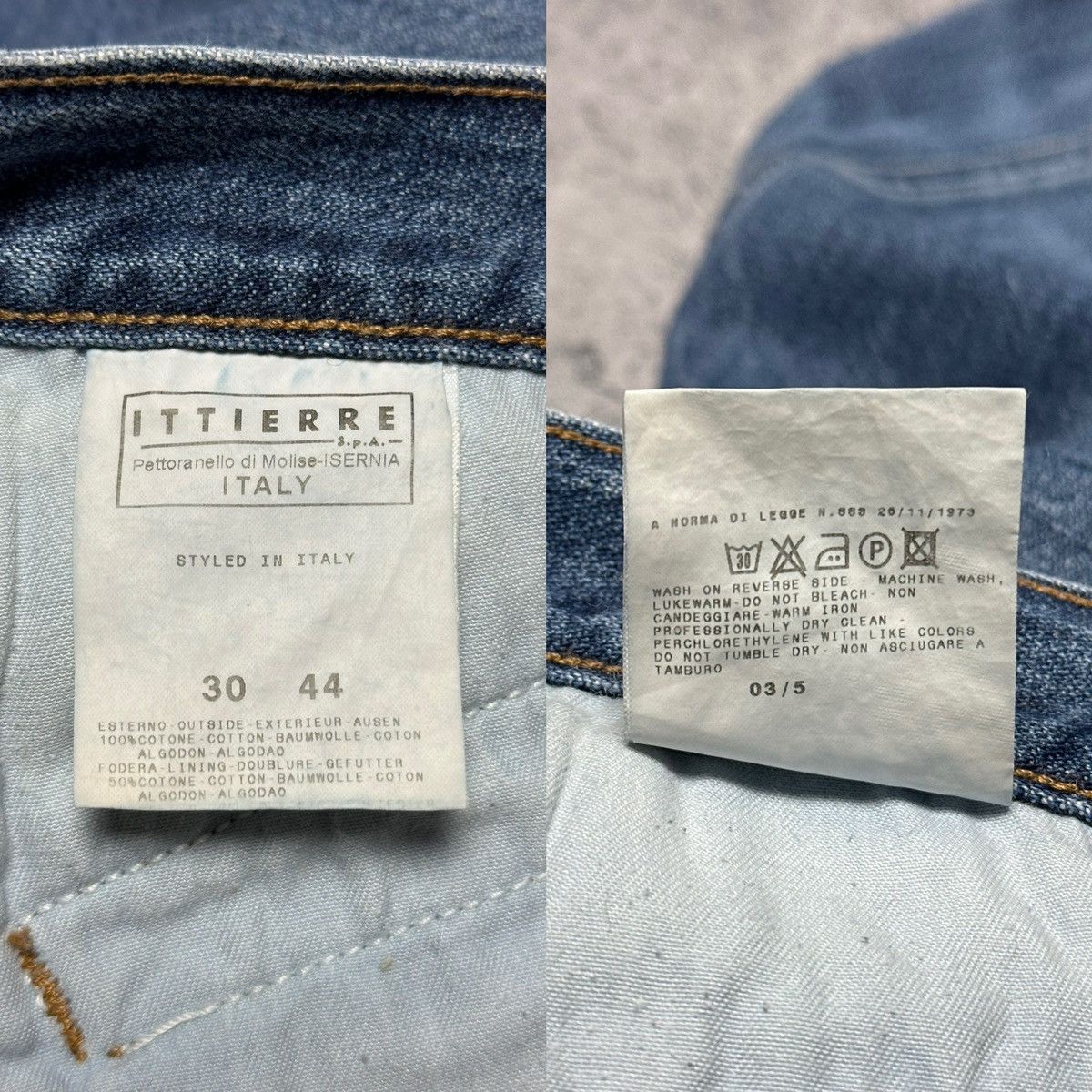 Just Cavalli Vintage Just Cavalli Flared Baggy Jeans Pants Size 30" / US 8 / IT 44 - 16 Thumbnail