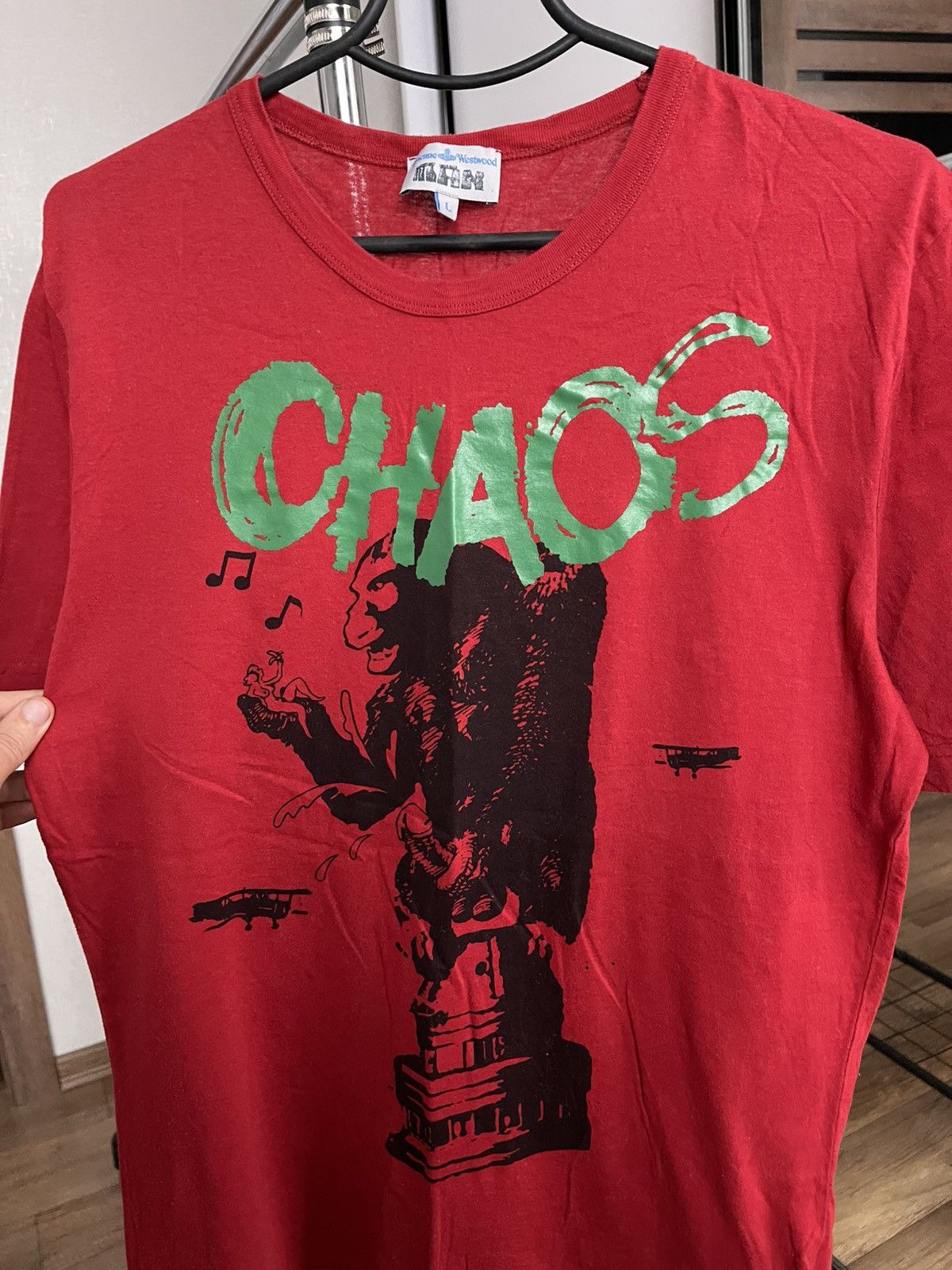 Vivienne Westwood Vivienne Westwood King Kong Chaos T-Shirt Tee Size US L / EU 52-54 / 3 - 7 Thumbnail
