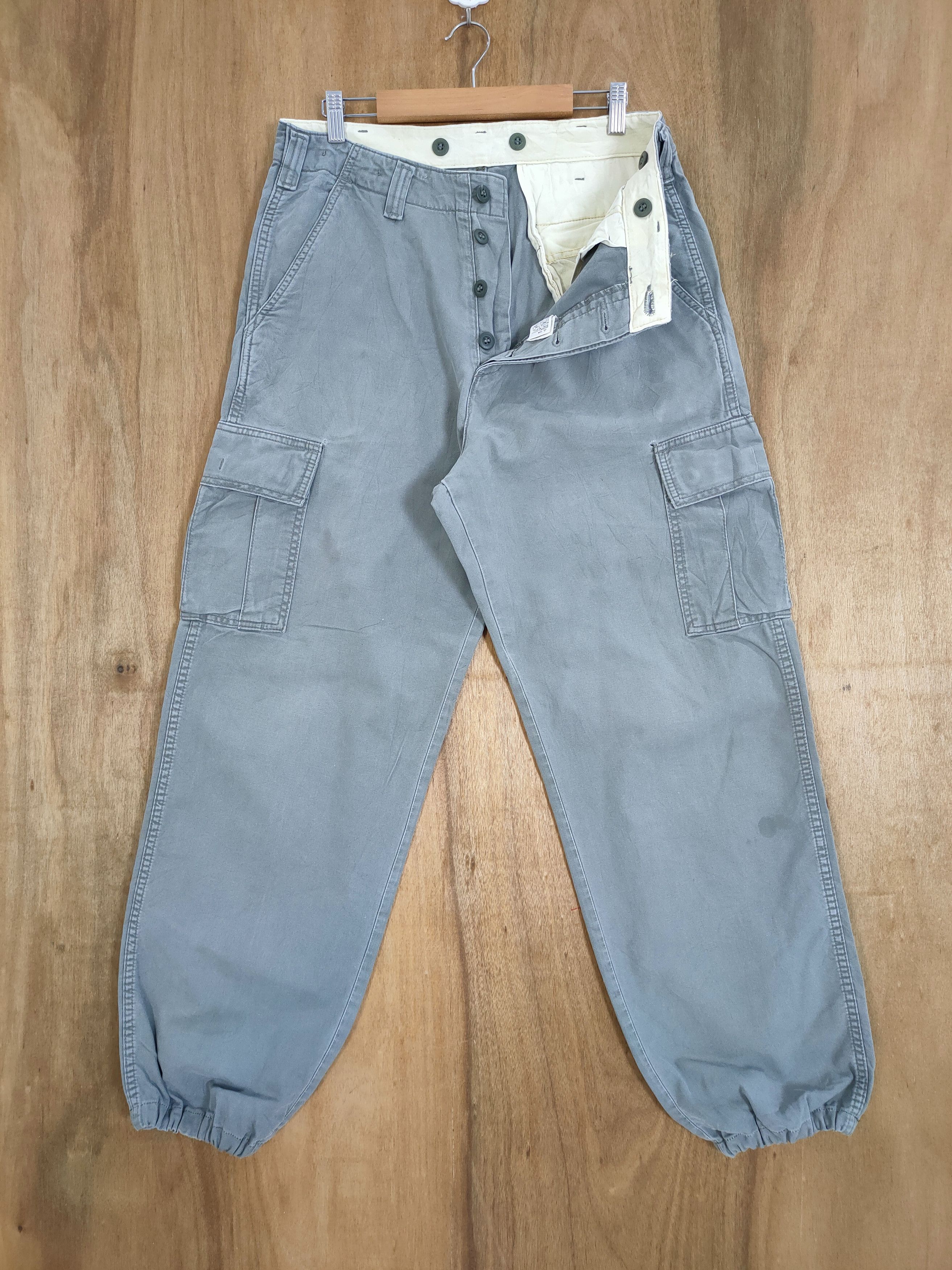 Lee VINTAGE LEE SANFORIZED BAGGY CARGO PANTS Size US 32 / EU 48 - 1 Thumbnail