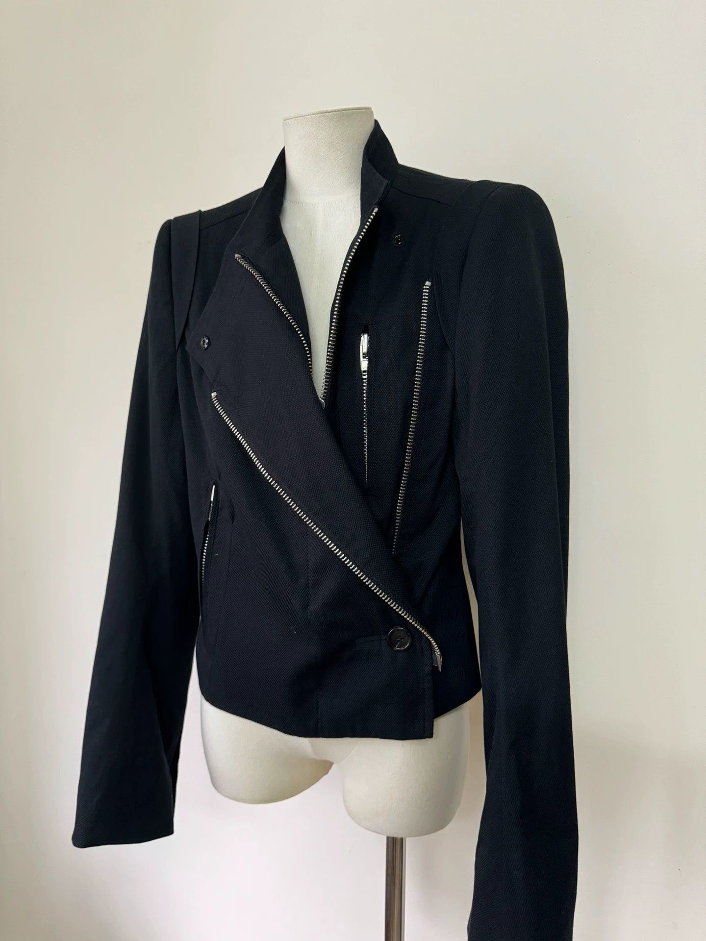 Ann Demeulemeester AnnDemeulemeester 04FW Multi-Way Zip-Up Jacket Size XS / US 0-2 / IT 36-38 - 2 Thumbnail