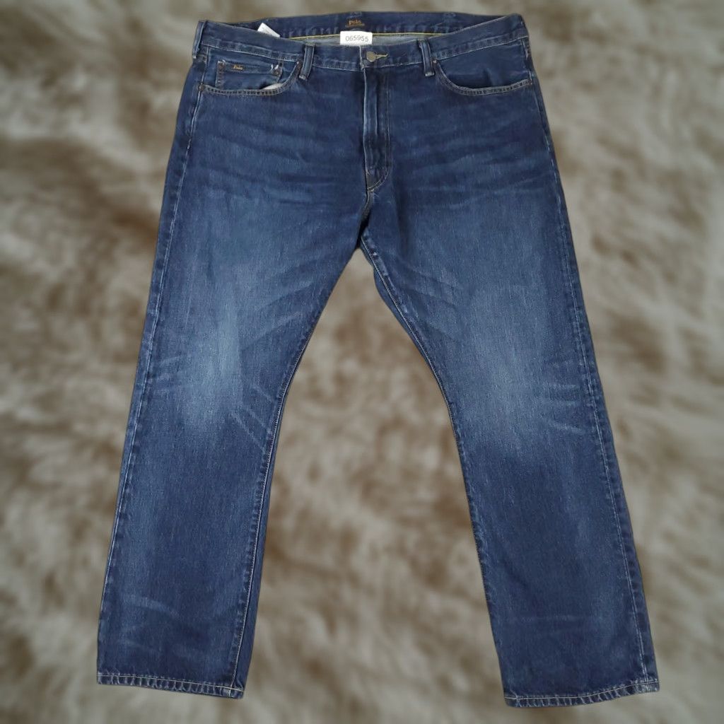 Polo Ralph Lauren Ralph Lauren Jeans Mens 40x30 Blue Varick Slim Straight Leg Denim Pants Size US 40 / EU 56 - 1 Thumbnail