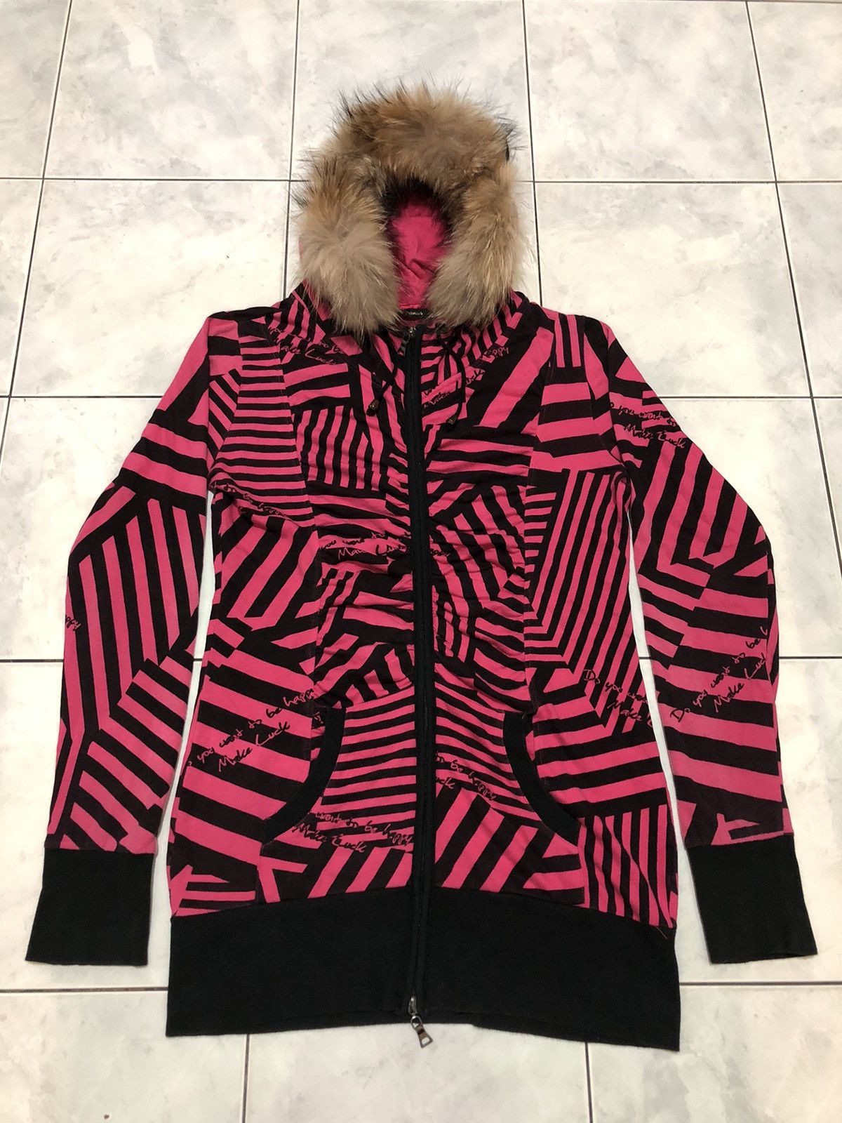 Japanese Brand Dosah Japanese Fur Poem Hoodie Style Ifsixwasnine Lgb Style Size L / US 10 / IT 46 - 1 Thumbnail