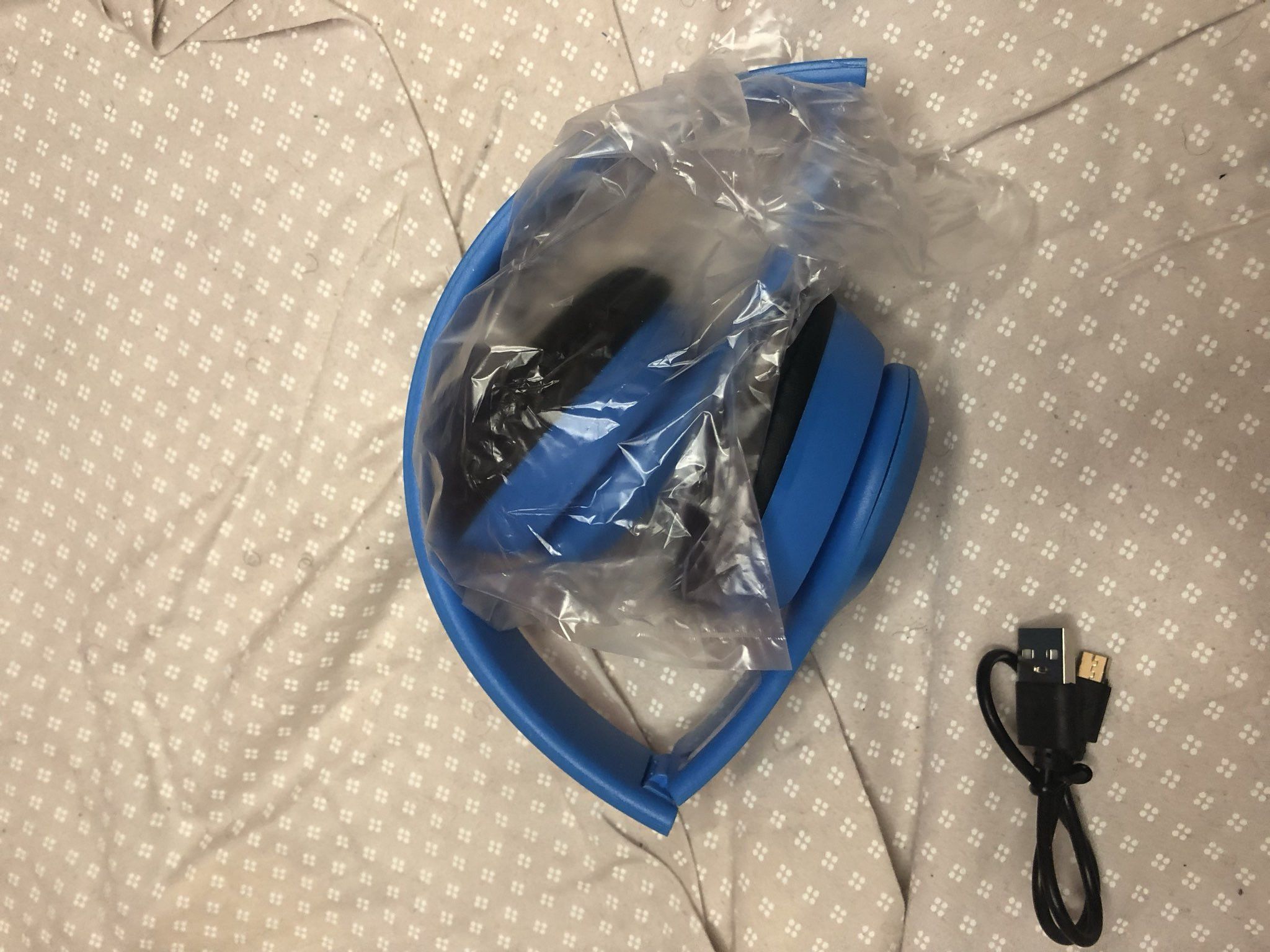 Other Blue Wireless Folding Headphones Size ONE SIZE - 7 Thumbnail