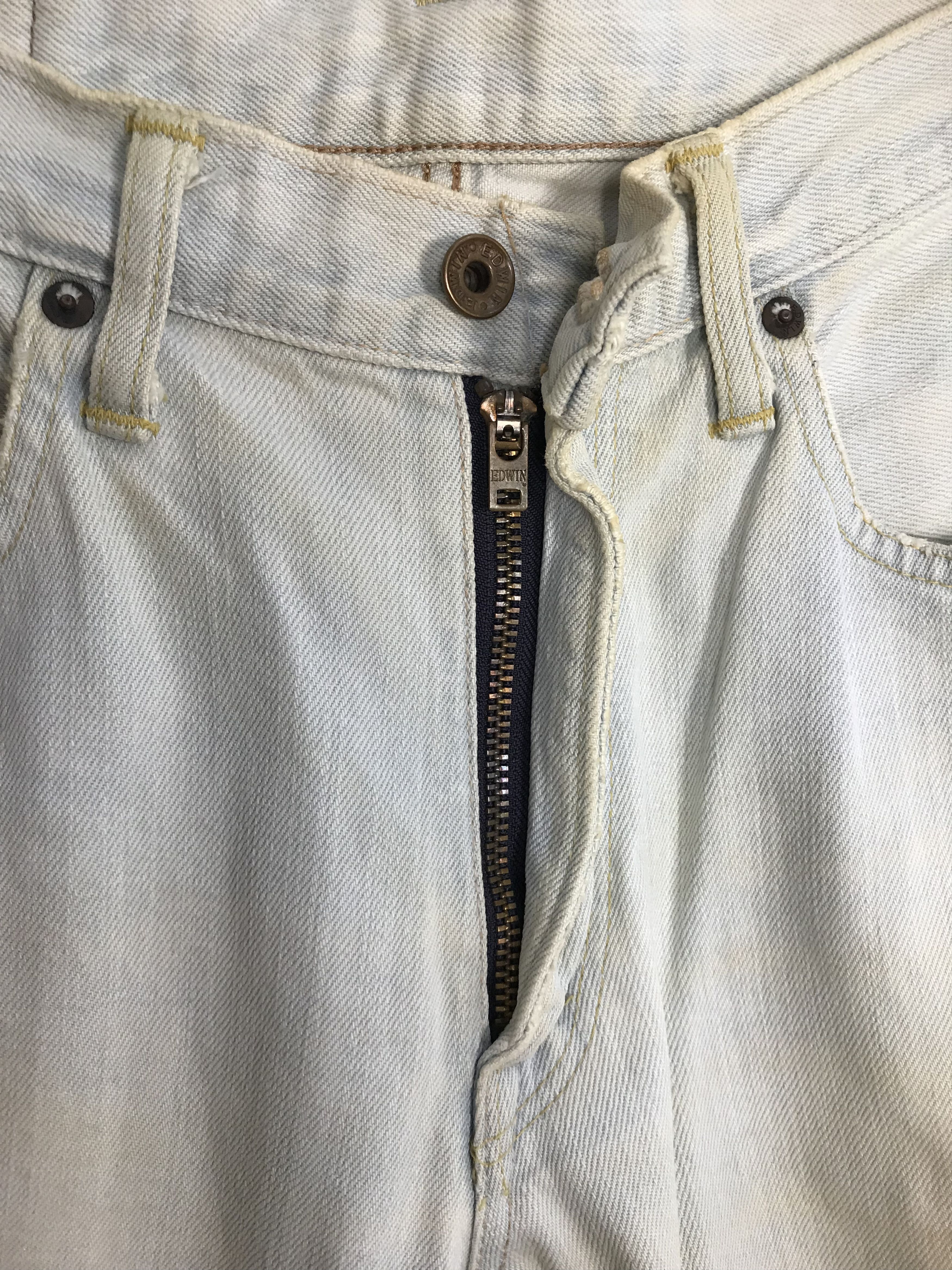 Edwin × Japanese Brand Vintage Edwin 505zx Selvedge Workwear Denim Style Size US 31 - 12 Thumbnail