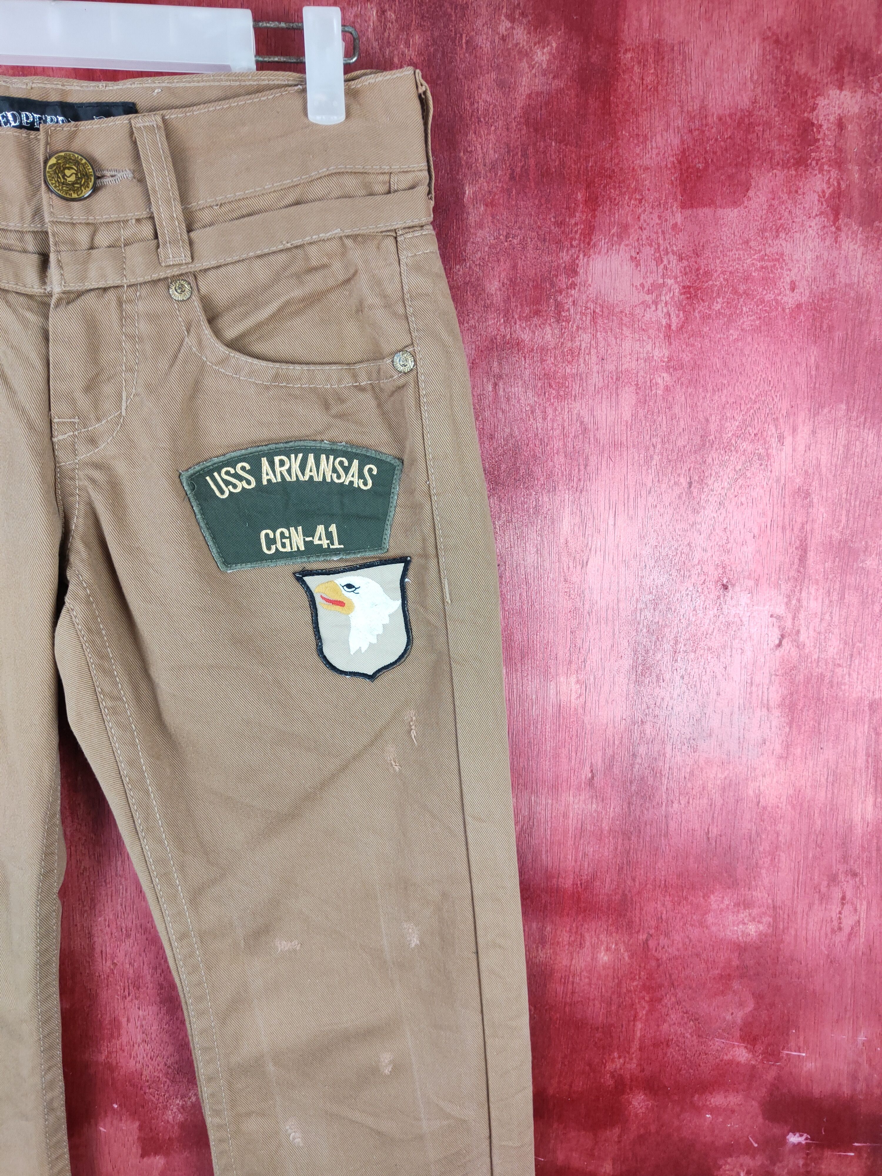 Japanese Brand Redpepper Brown Multipocket Soft Denim #S1321 Size US 28 / EU 44 - 7 Thumbnail