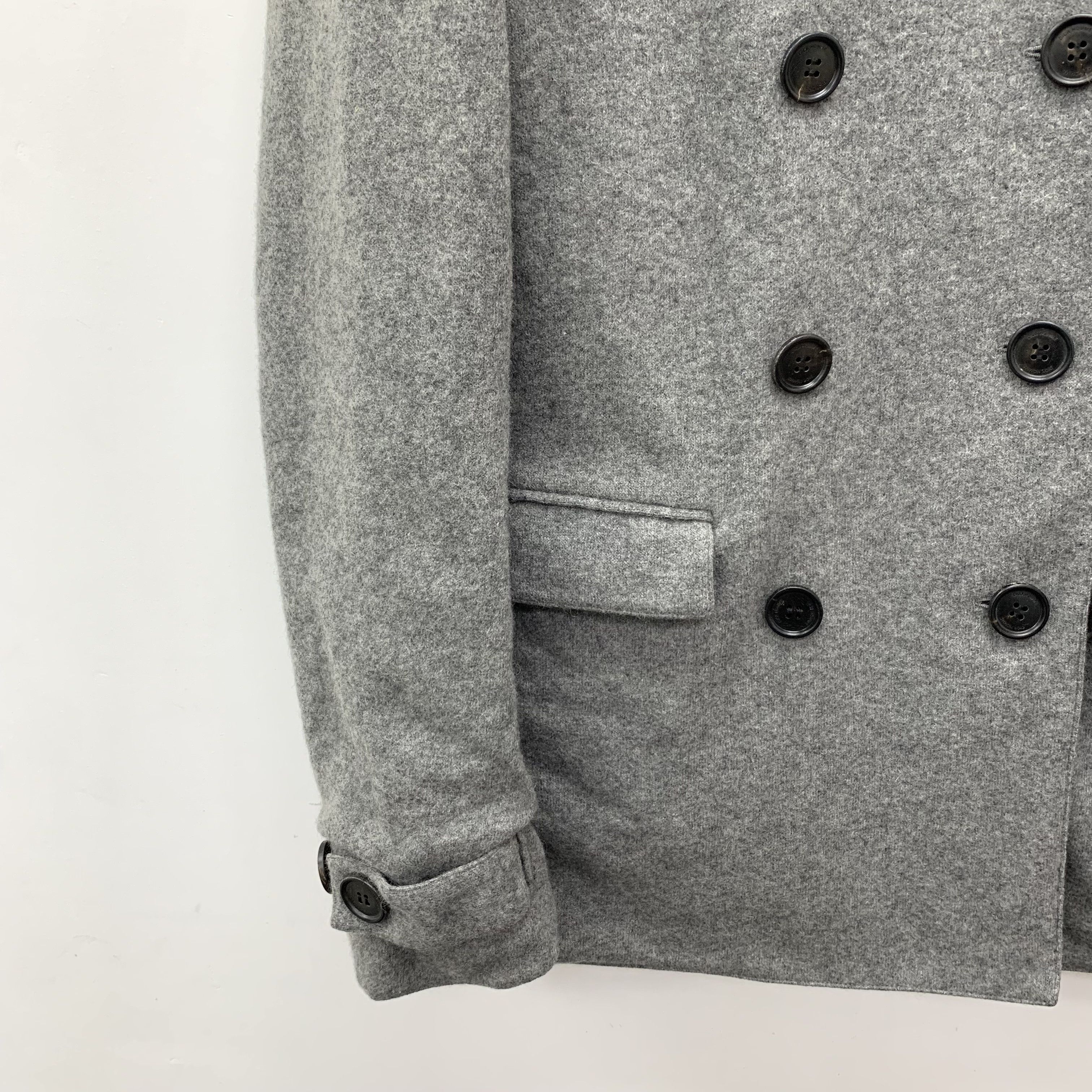 Dior Dior Wool Coat Dark Grey (46) Size US S / EU 44-46 / 1 - 9 Thumbnail