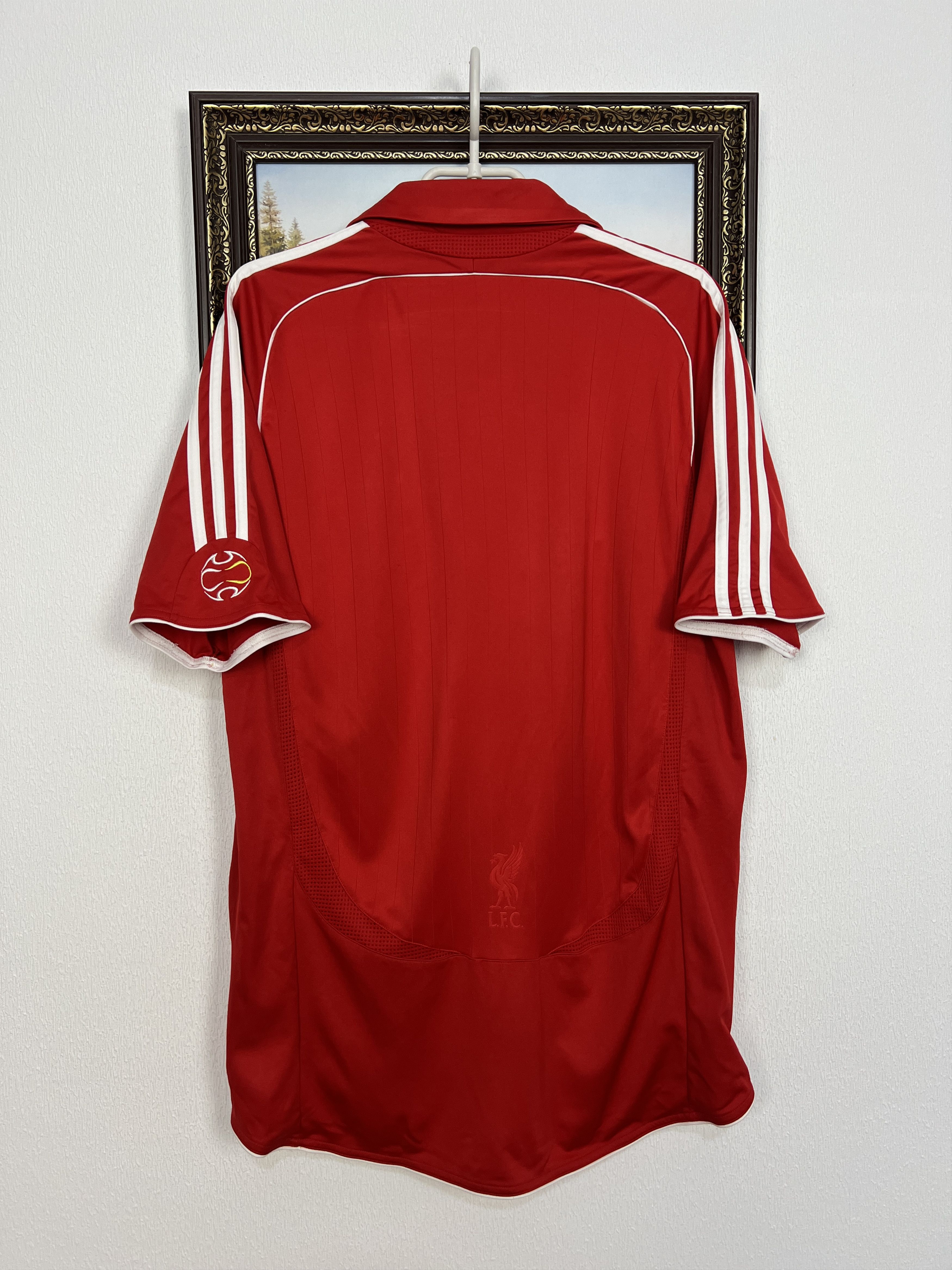 Adidas Liverpool Home football shirt 2006 Soccer Jersey Trikot Size US L / EU 52-54 / 3 - 8 Thumbnail