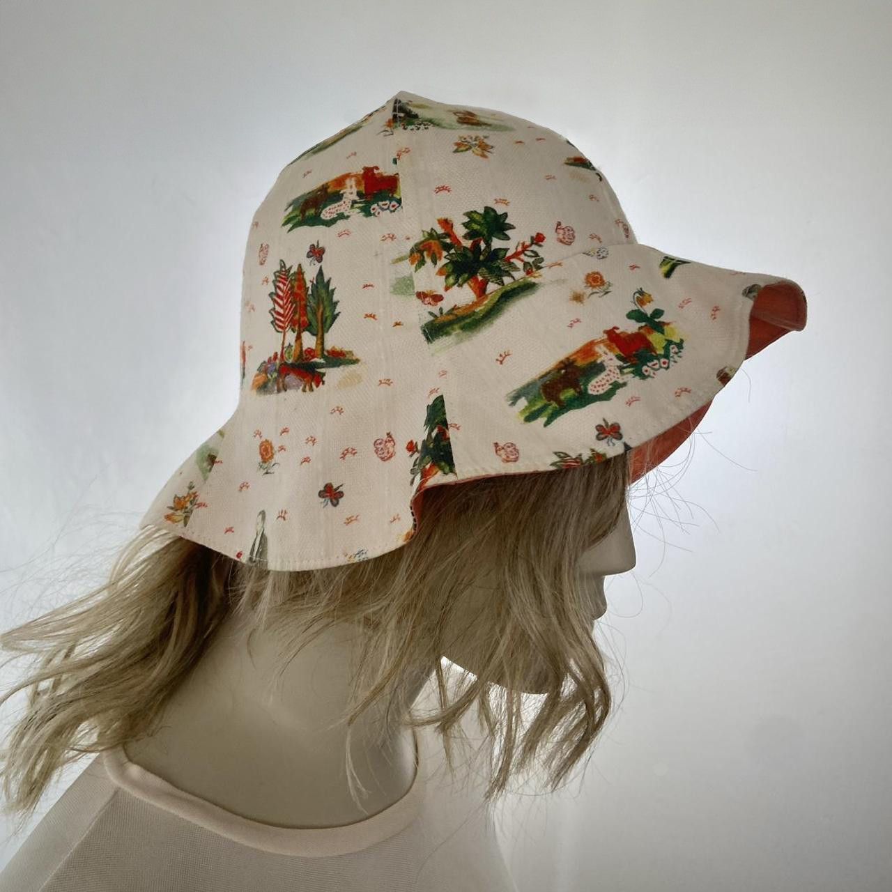 Undercover Undercover Haze pink Woodland reversible fishermans hat Size ONE SIZE - 2 Thumbnail
