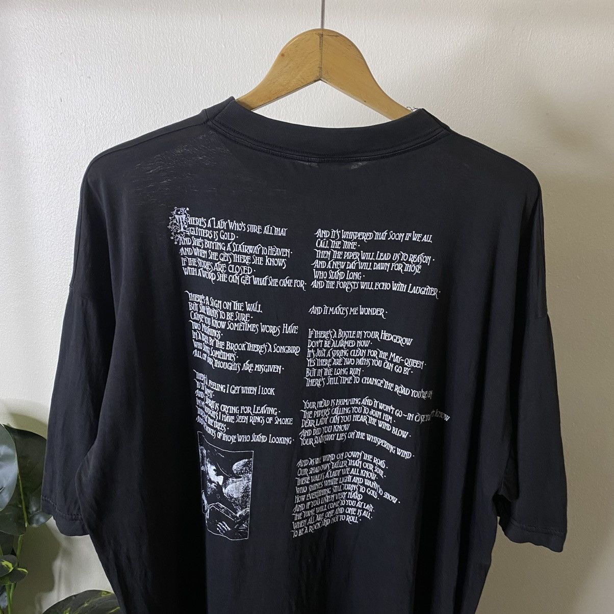Led Zeppelin 1986 Myth Gem Led Zeppelin Hermit Rare Band T Shirt Size US XXL / EU 58 / 5 - 7 Thumbnail