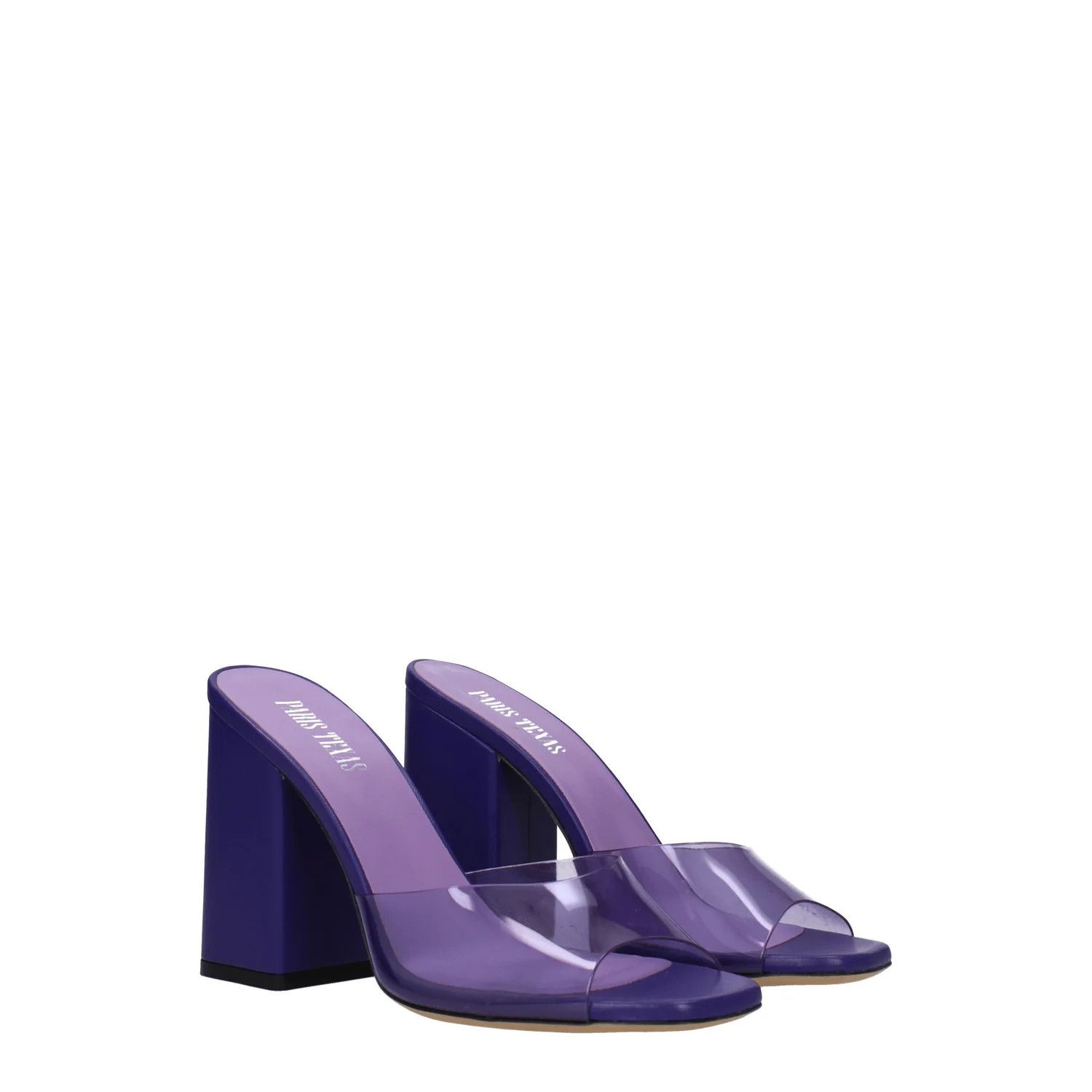 Paris Texas ob1o1e1124 PVC Sandals in Violet Size US 7.5 / IT 37.5 - 2 Thumbnail