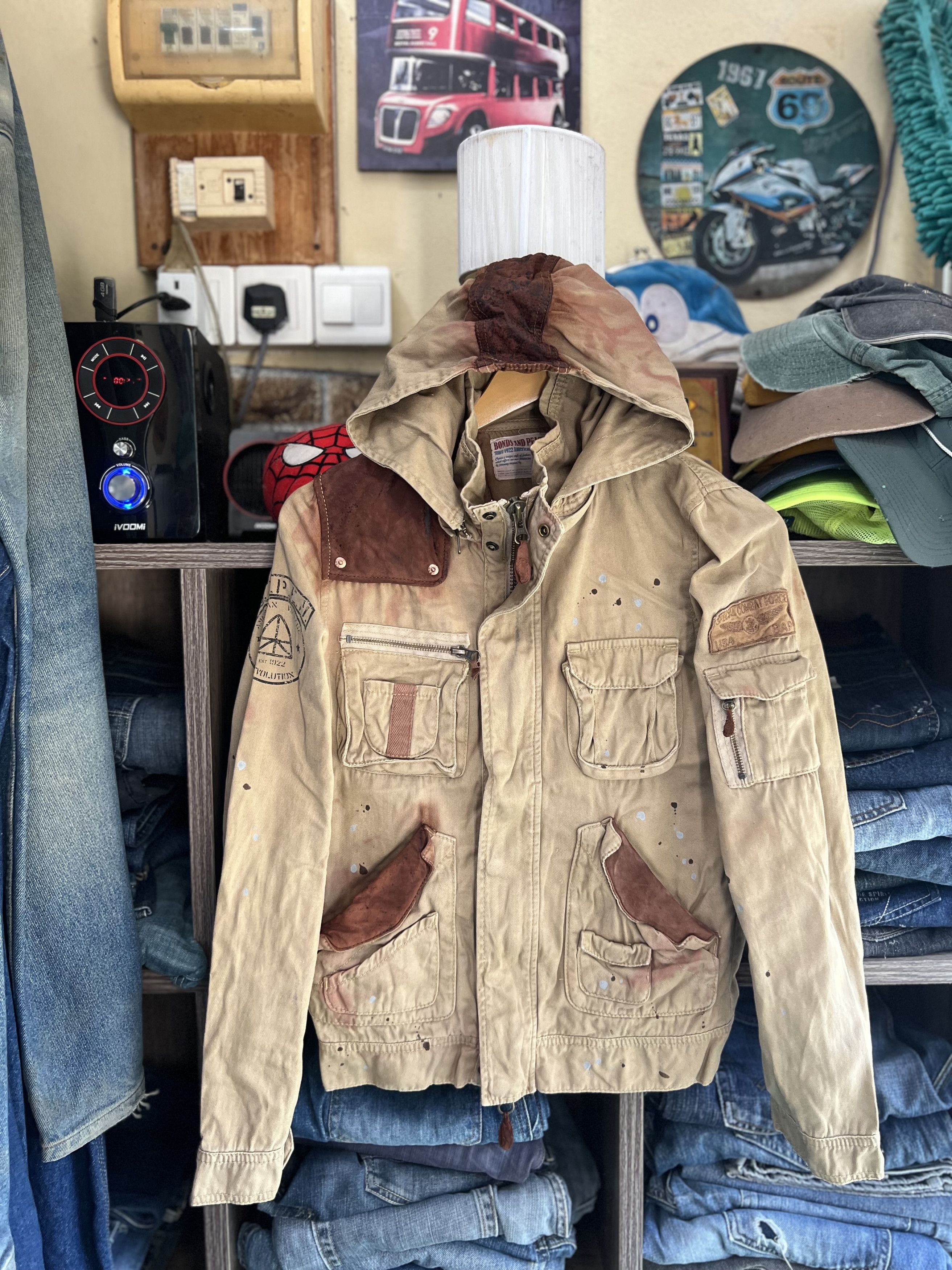 Other 🔥Distressed Bonds and Peace Multipockets Jacket Size S / US 4 / IT 40 - 21 Thumbnail