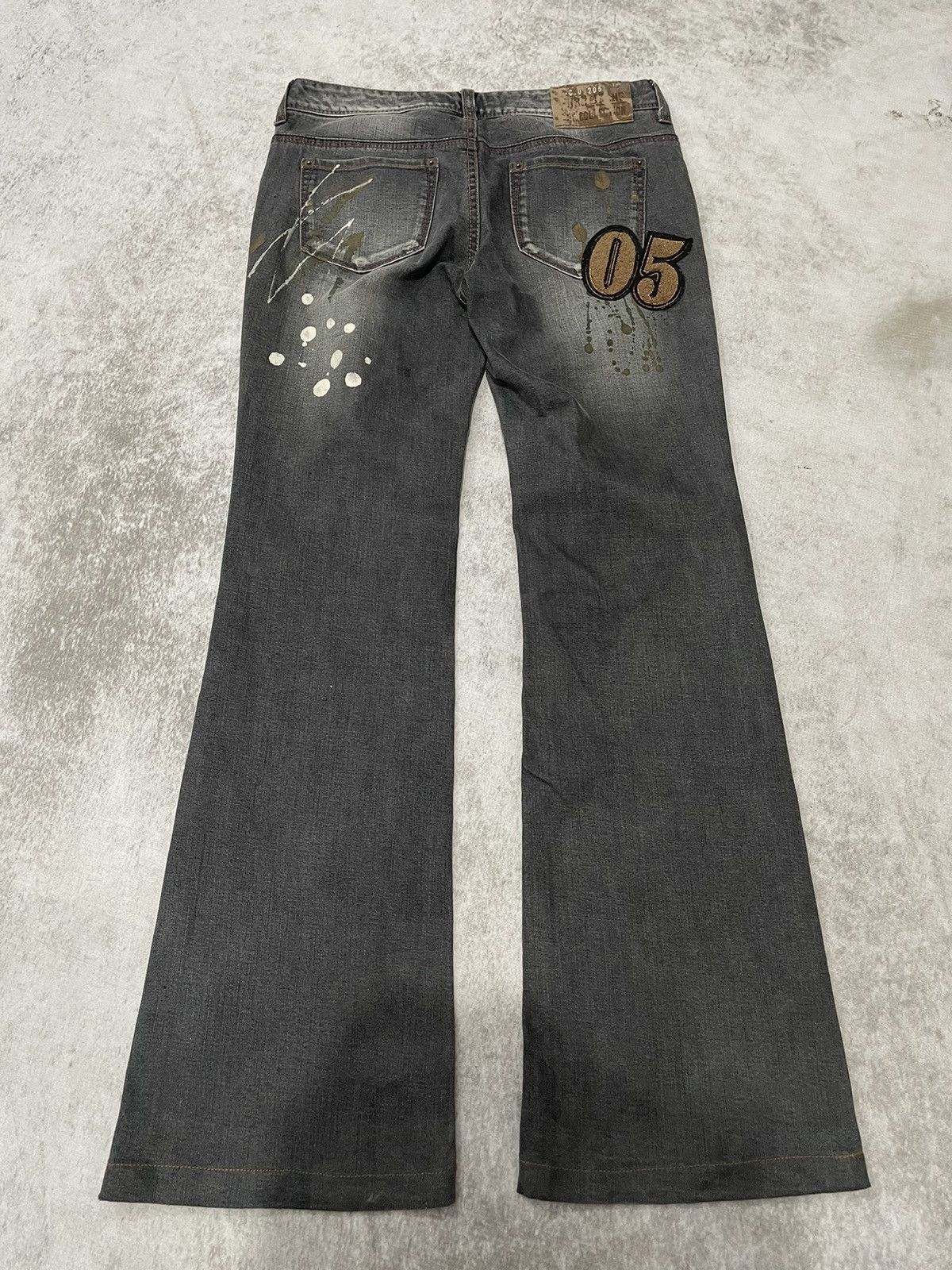 Hysteric Glamour × If Six Was Nine × Le Grande Bleu (L.G.B.) 2000s fubu japan super flared poem denim y2k style Size US 28 / EU 44 - 5 Thumbnail