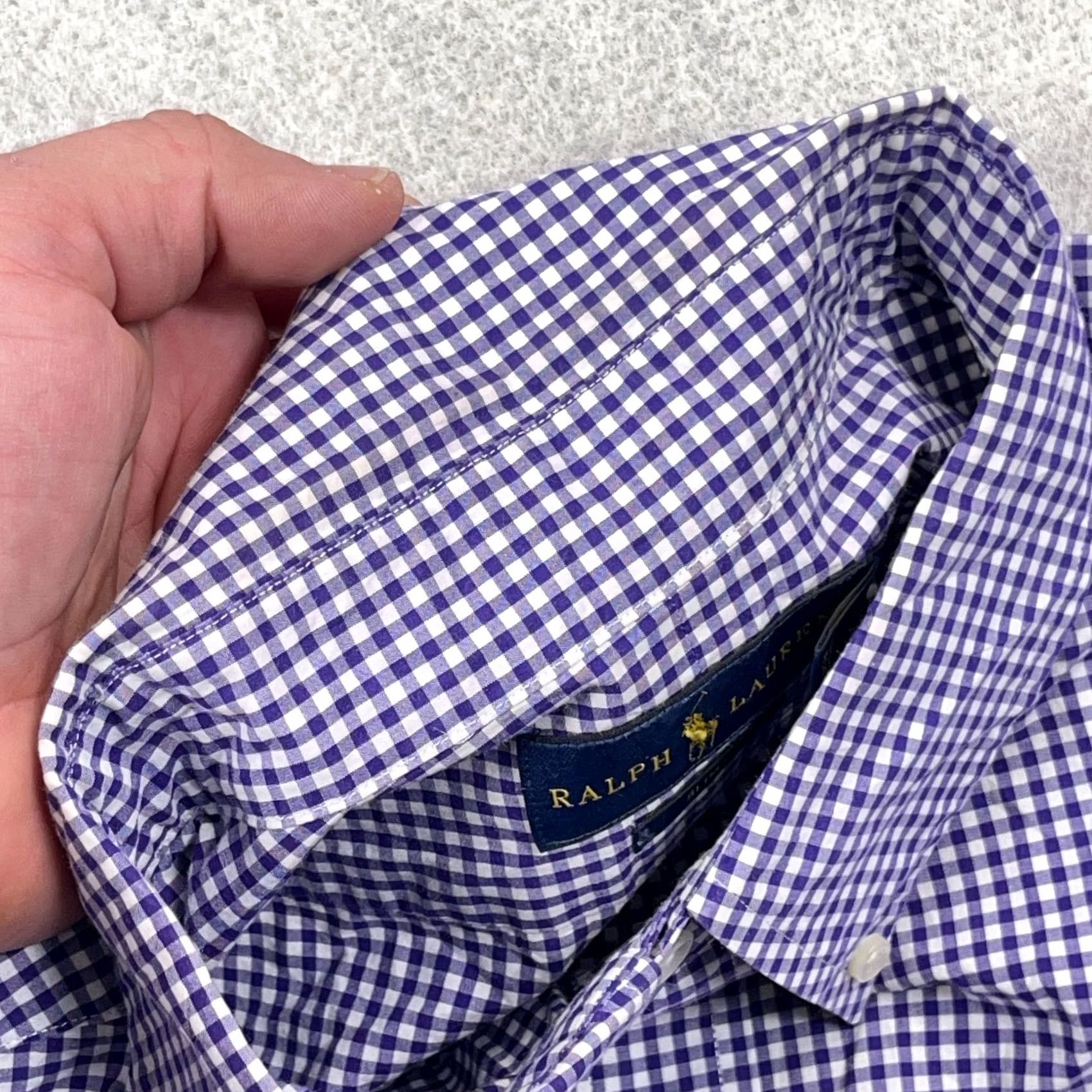 Ralph Lauren Ralph Lauren Shirt Men 2XL Purple Orange Check Button Up Slim Fit Poplin Colorful Modern Preppy Mens Size US XXL / EU 58 / 5 - 6 Thumbnail