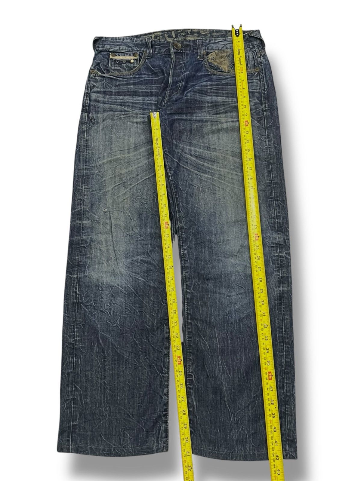 Guess Vintage GUESS Rebel Stretching Denim Jeans Made in USA W37 Size US 37 - 16 Thumbnail