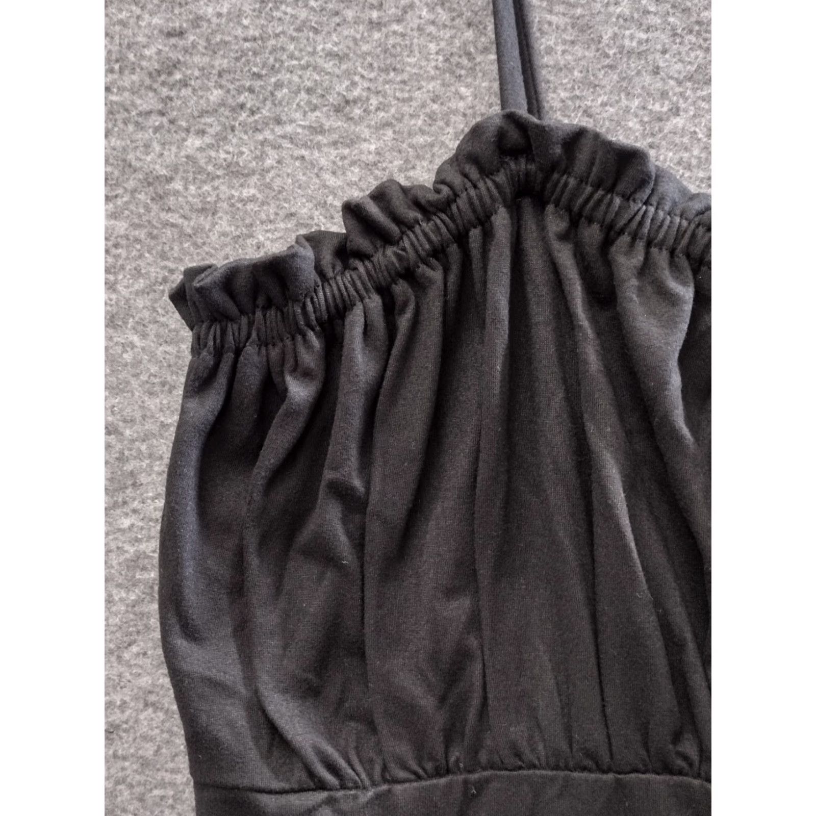 Forever 21 FOREVER 21 Dress Women's Spaghetti Strap Bodycon Ruffle Party Black 1X Shirt Bodice Sleeveless Square Neck Vintage No Size XL / US 12-14 / IT 48-50 - 7 Thumbnail
