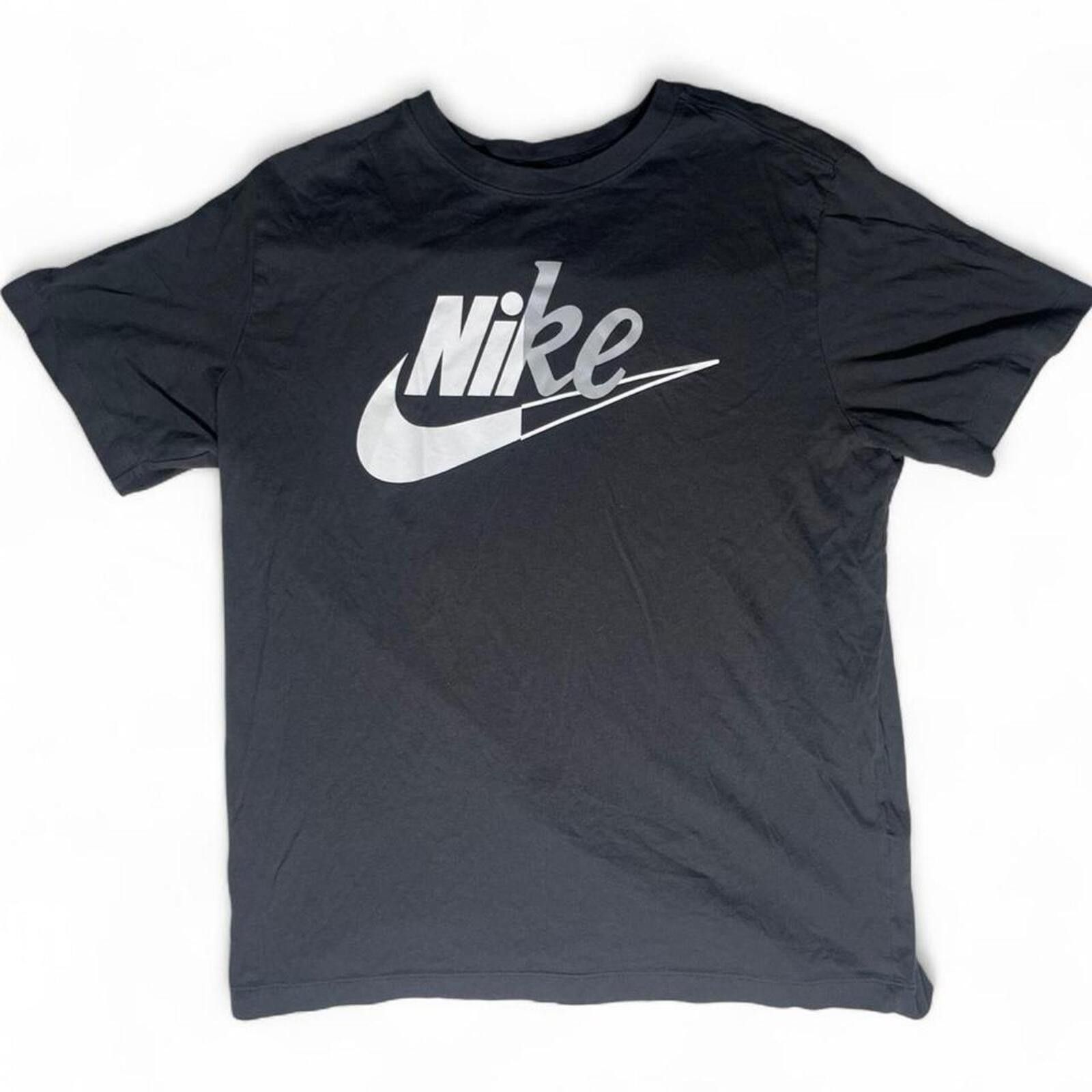 Nike Nike Sportswear Splice Logo Grey T-Shirt Size L Size L / US 10 / IT 46 - 1 Thumbnail