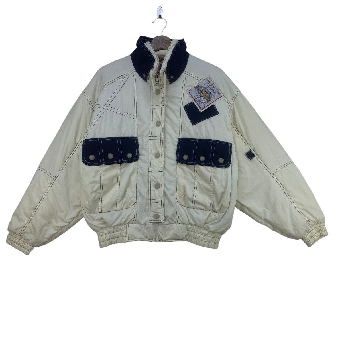Japanese Brand × Vintage Pink Turn Stylish Street Fashion Loose Puffer Bomber Jacket Size US S / EU 44-46 / 1 - 3 Thumbnail