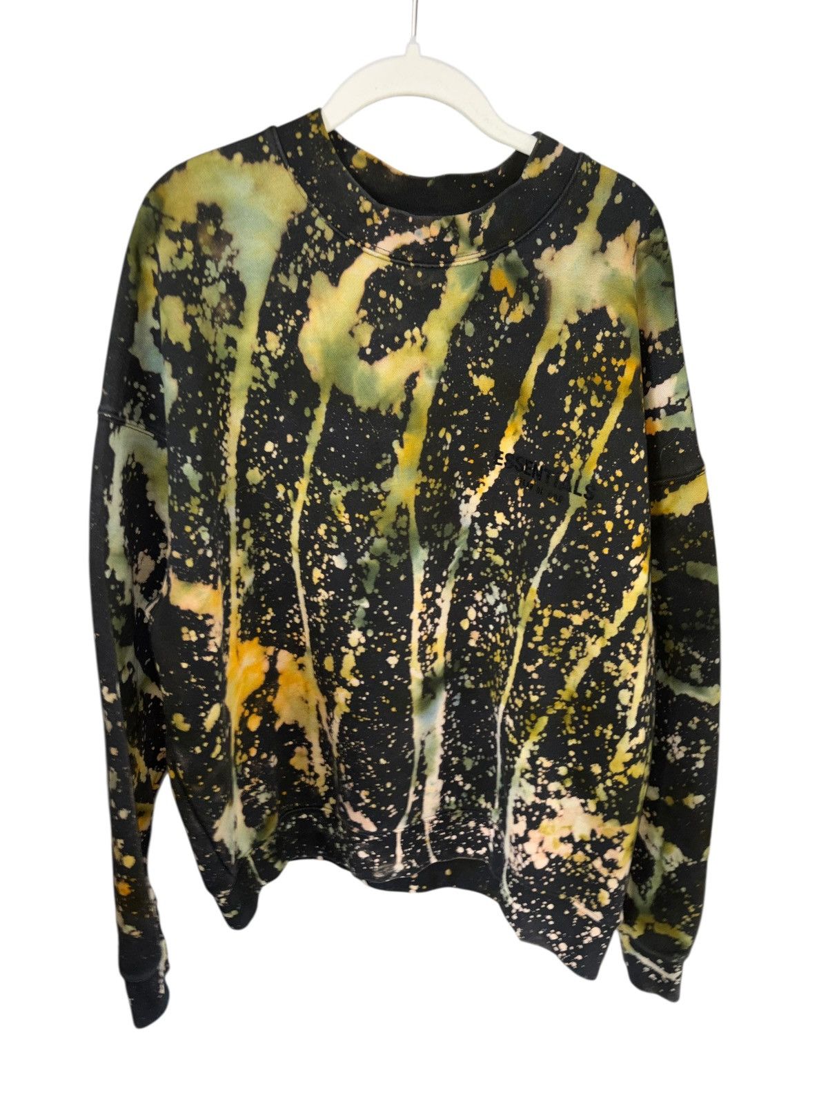 Essentials Custom Tie-dye Fear of God Essentials Logo Sweatshirt Size US XL / EU 56 / 4 - 1 Thumbnail