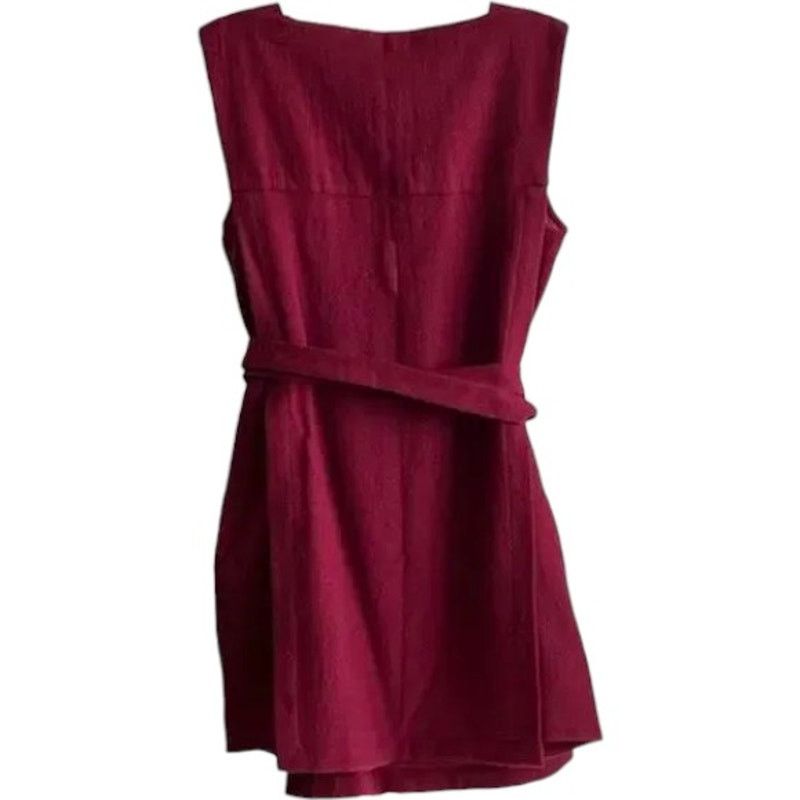 Tibi TIBI Burgandy A-Line Mini Dress, Small SRP: $630 Size S / US 4 / IT 40 - 2 Thumbnail