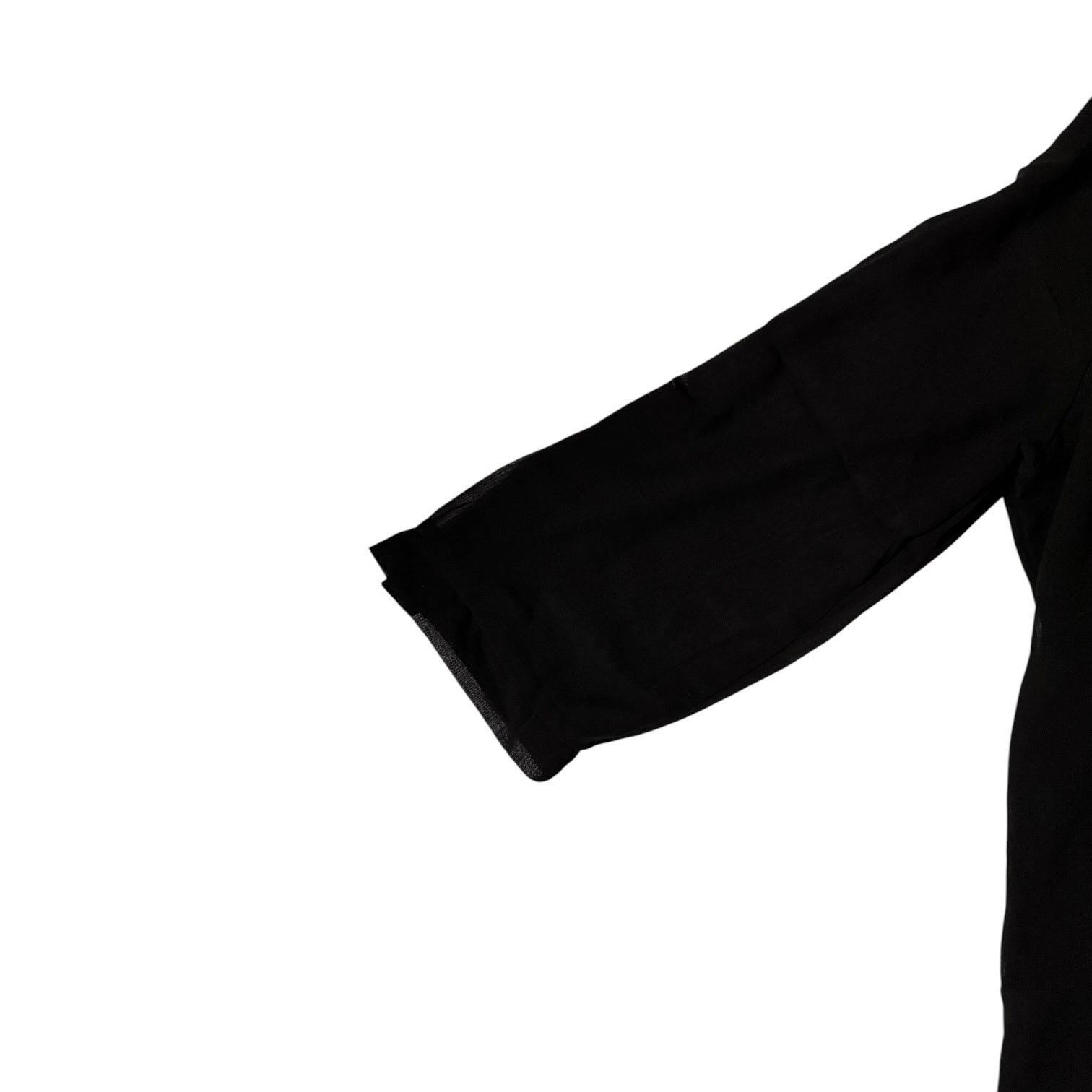 Other Jonathan Martin Womens Black Sheer Top w/Metallic Buttons SM Size S / US 4 / IT 40 - 3 Thumbnail