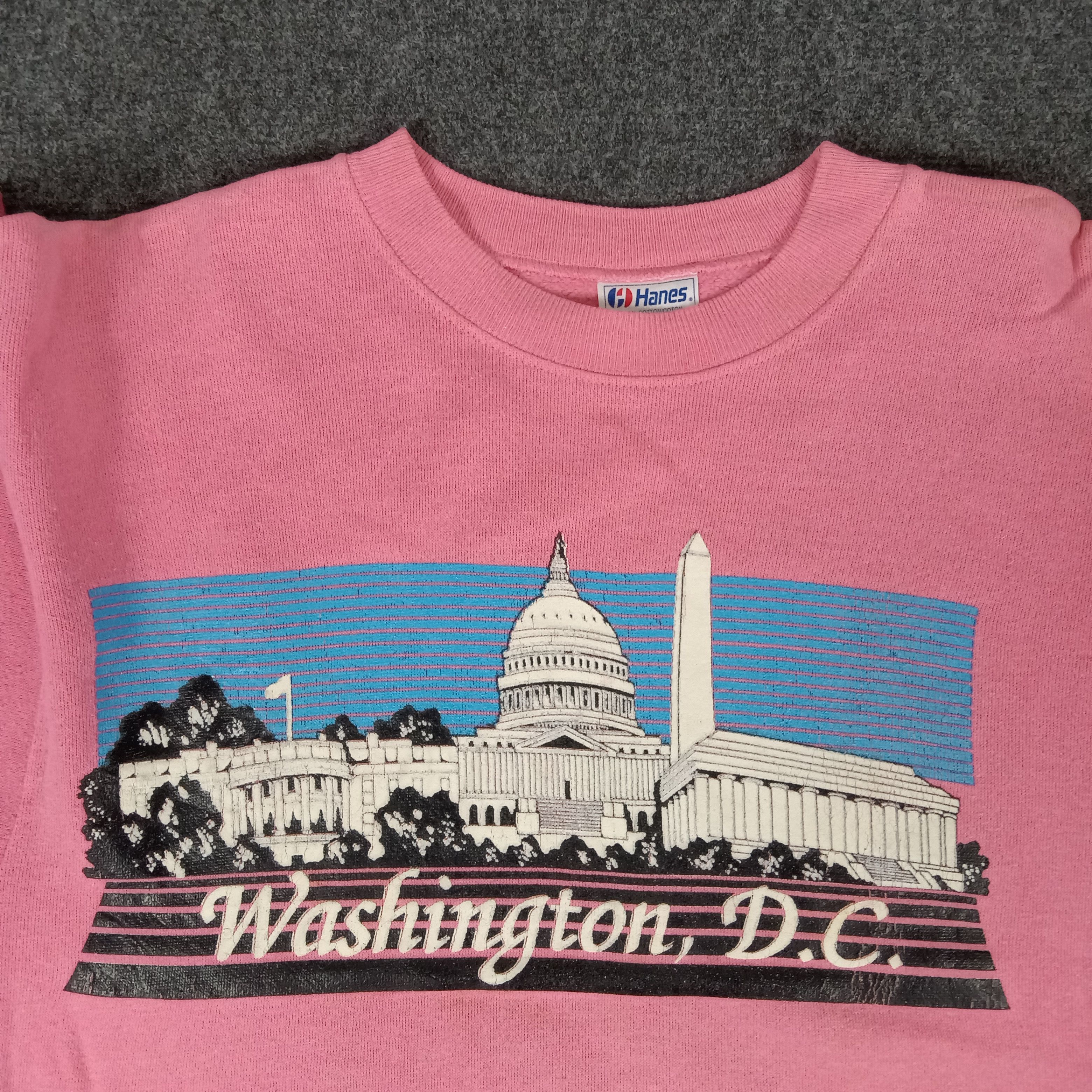 Vintage Washington D.C. American Travel State Sweatshirt Size US L / EU 52-54 / 3 - 3 Thumbnail