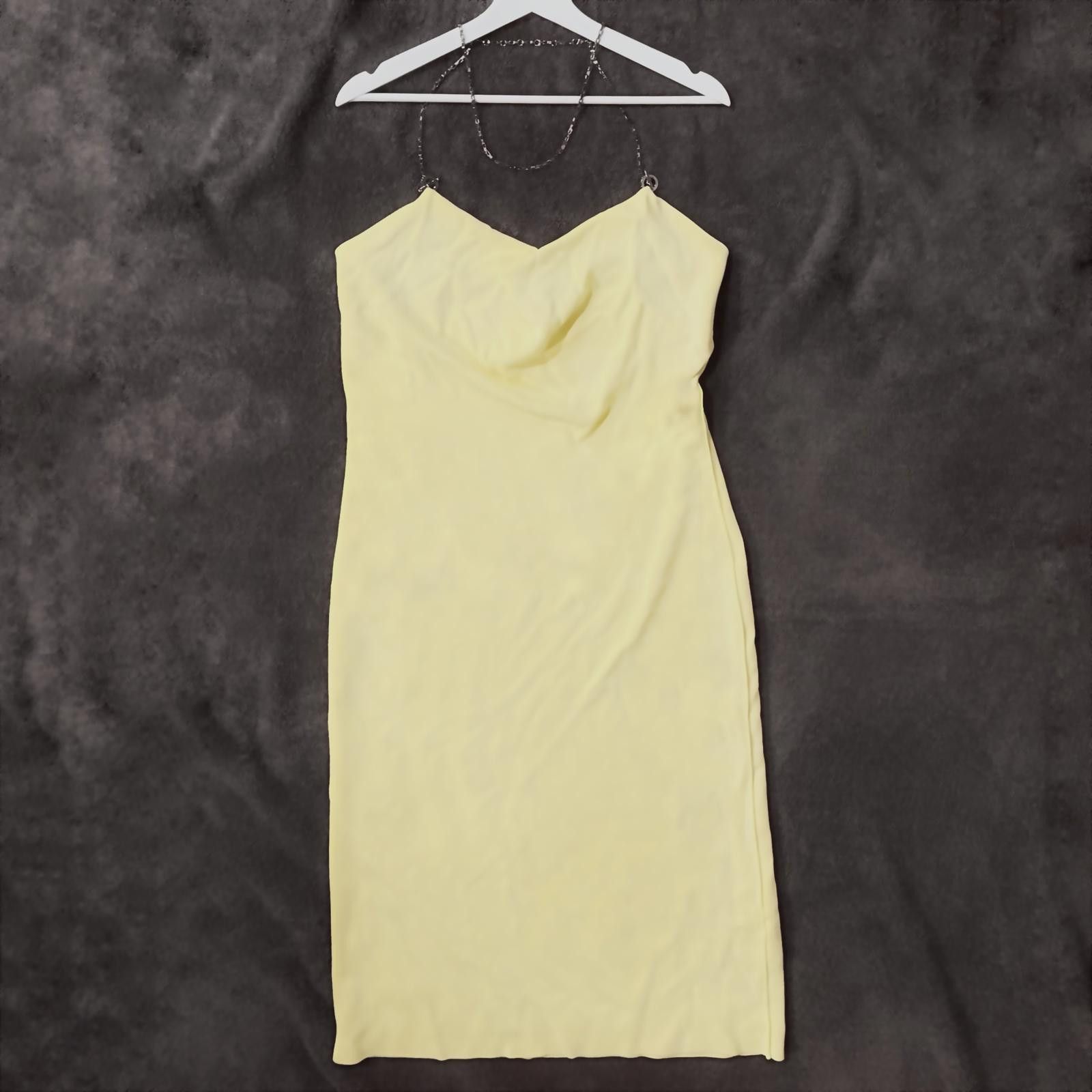 Bottega Veneta Chain Halter Midi Dress New ‘24 w/tags Size L