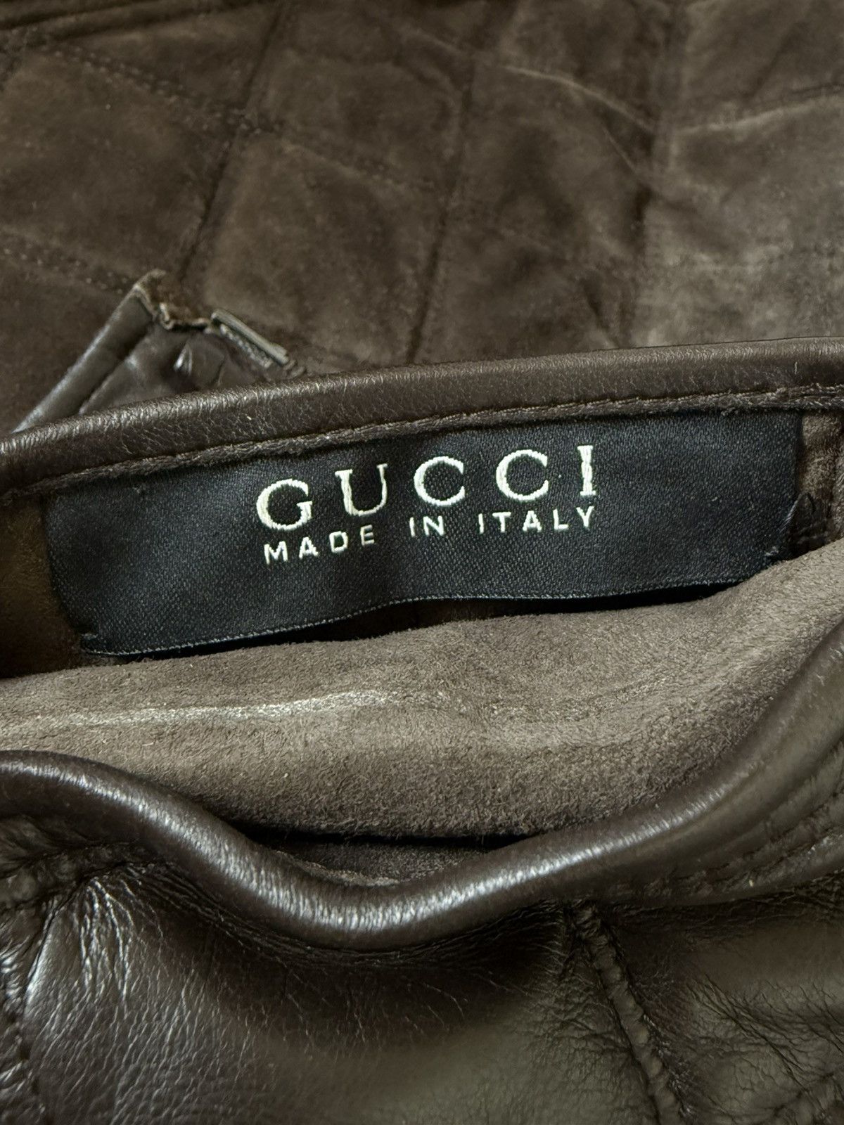 Gucci Gucci by Tom ford Reversible Quilted Leather Jacket Suede Size US S / EU 44-46 / 1 - 8 Thumbnail