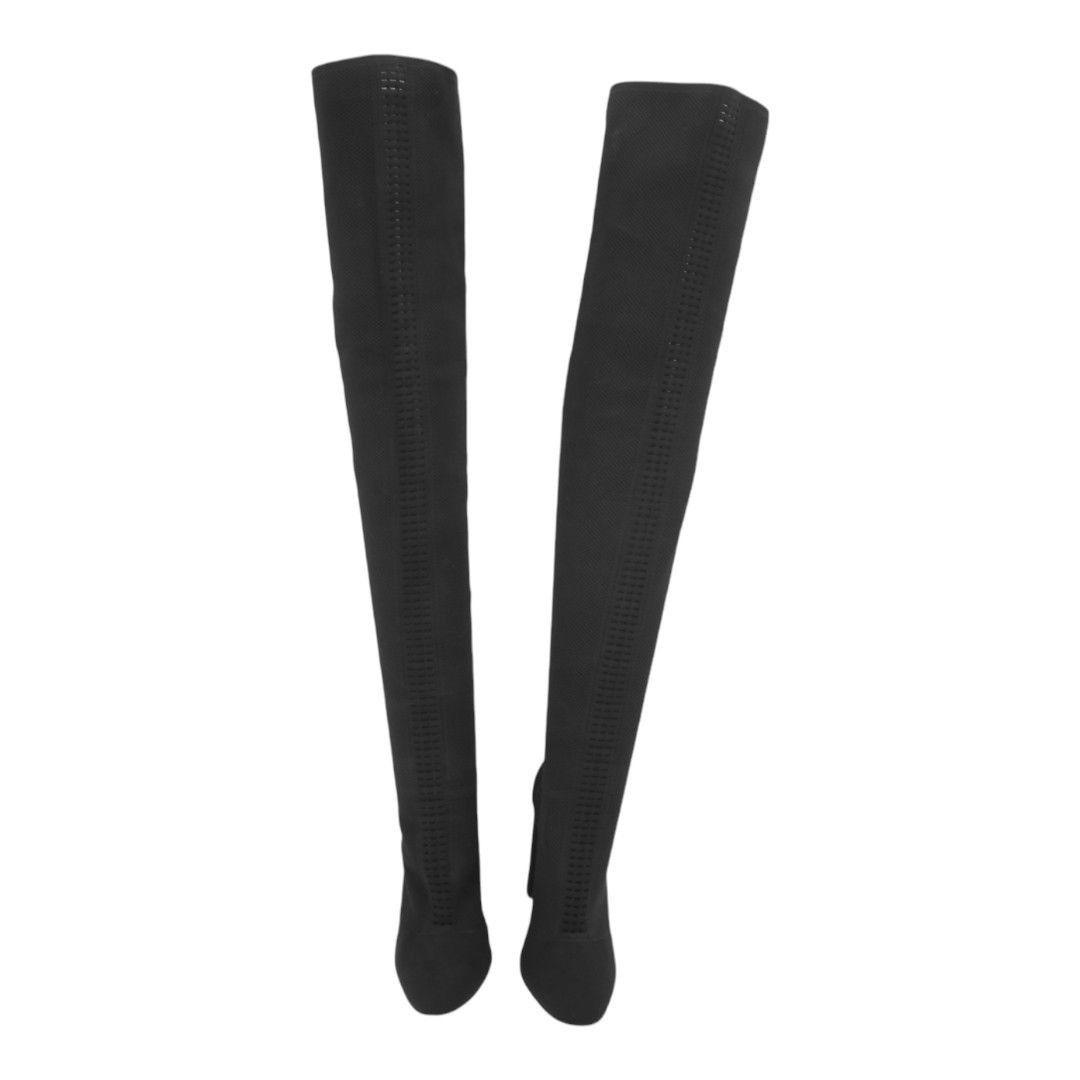 Gianvito Rossi Gianvito Rossi Stretch Knit Over the Knee Block Heel Boots Size US 9 / IT 39 - 4 Thumbnail