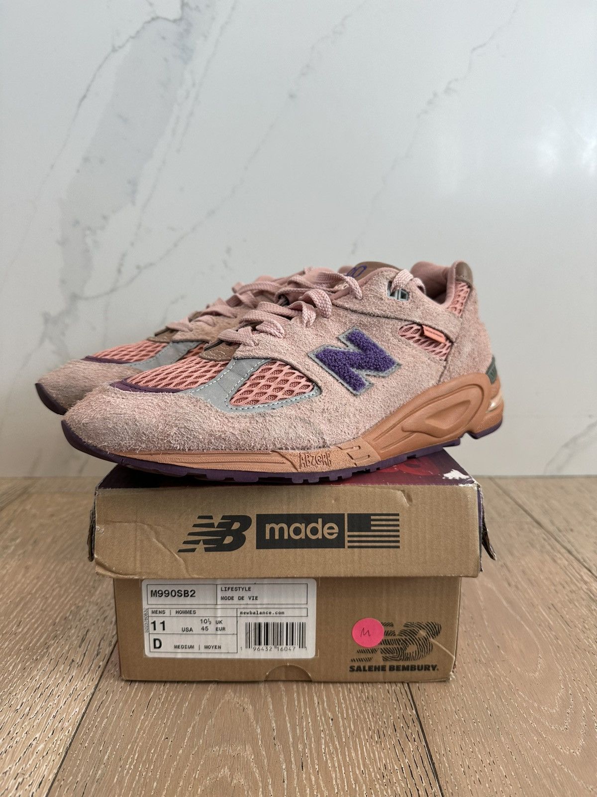New Balance 990v2 Salehe Bembury Sand Be The Time