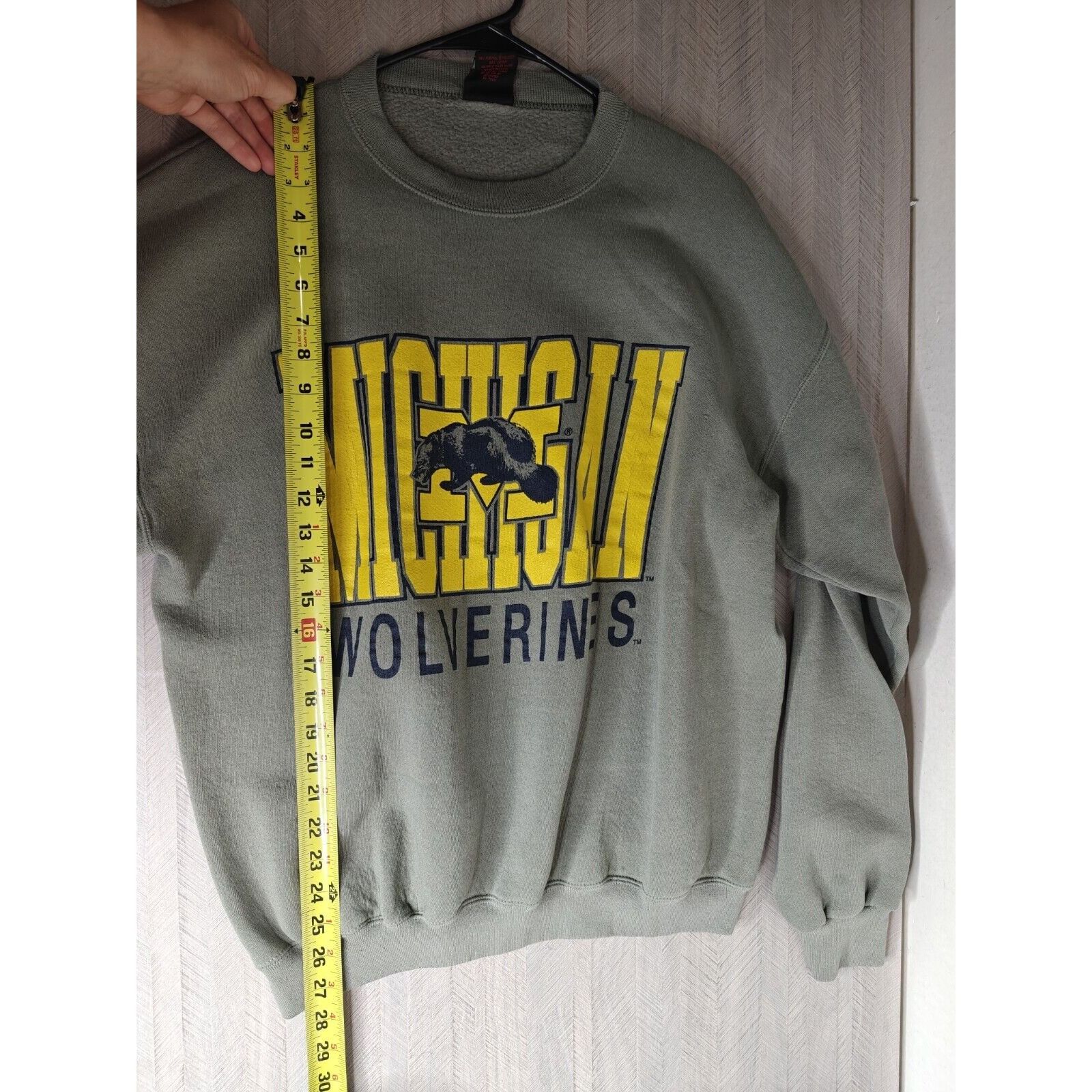 Vintage Michigan Wolverines Vintage Crewneck Graphic Sweatshirt Size Size US L / EU 52-54 / 3 - 4 Thumbnail