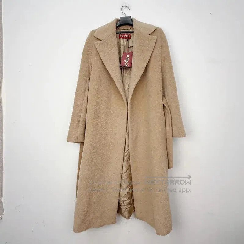 Max Mara MaxMara Khaki Alpaca Wool Women's Coat . Size S / US 4 / IT 40 - 2 Thumbnail