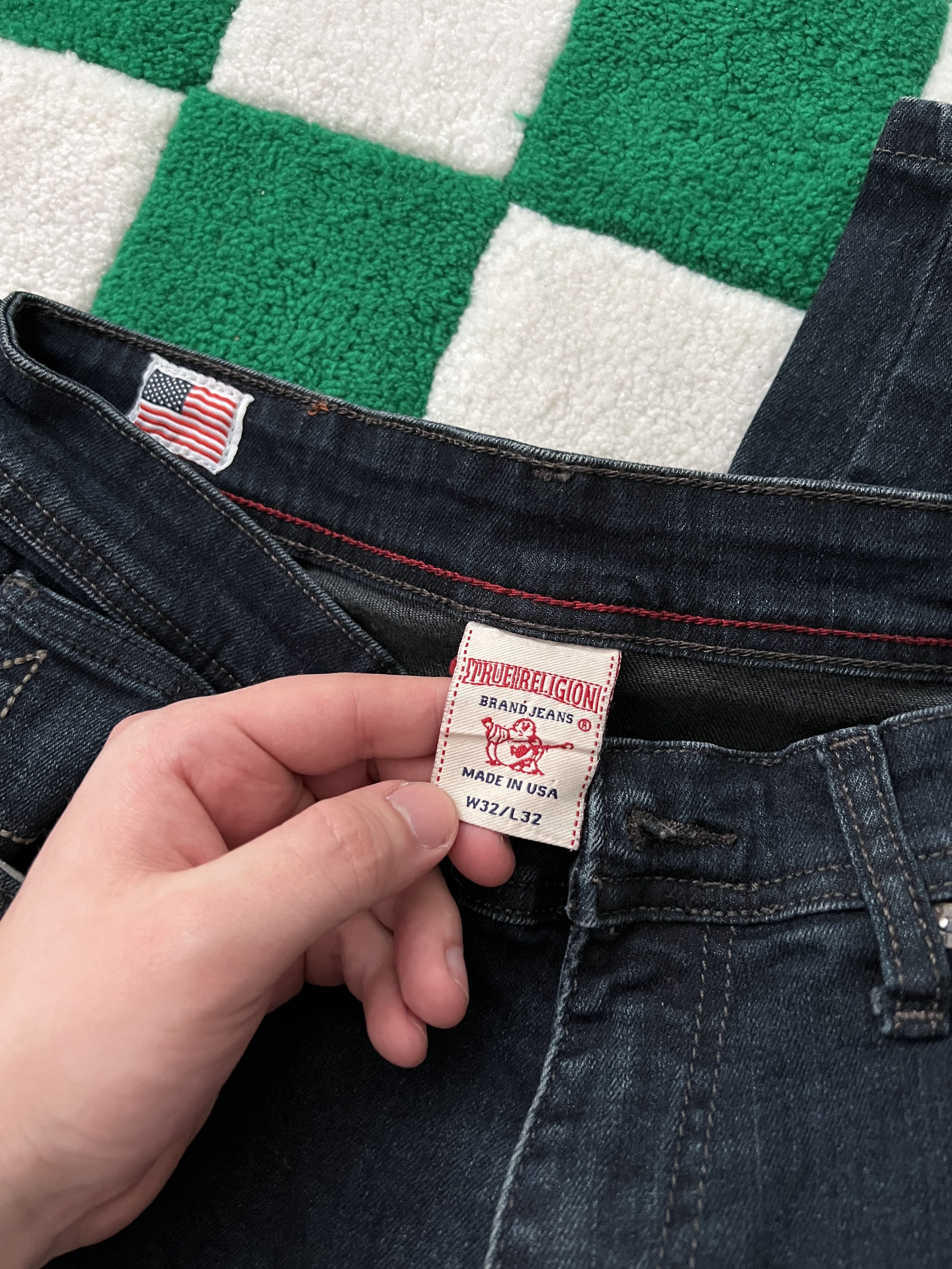 True Religion True Religion Vintage 2000s Rocco Slim Fit Jeans Size US 32 / EU 48 - 12 Thumbnail