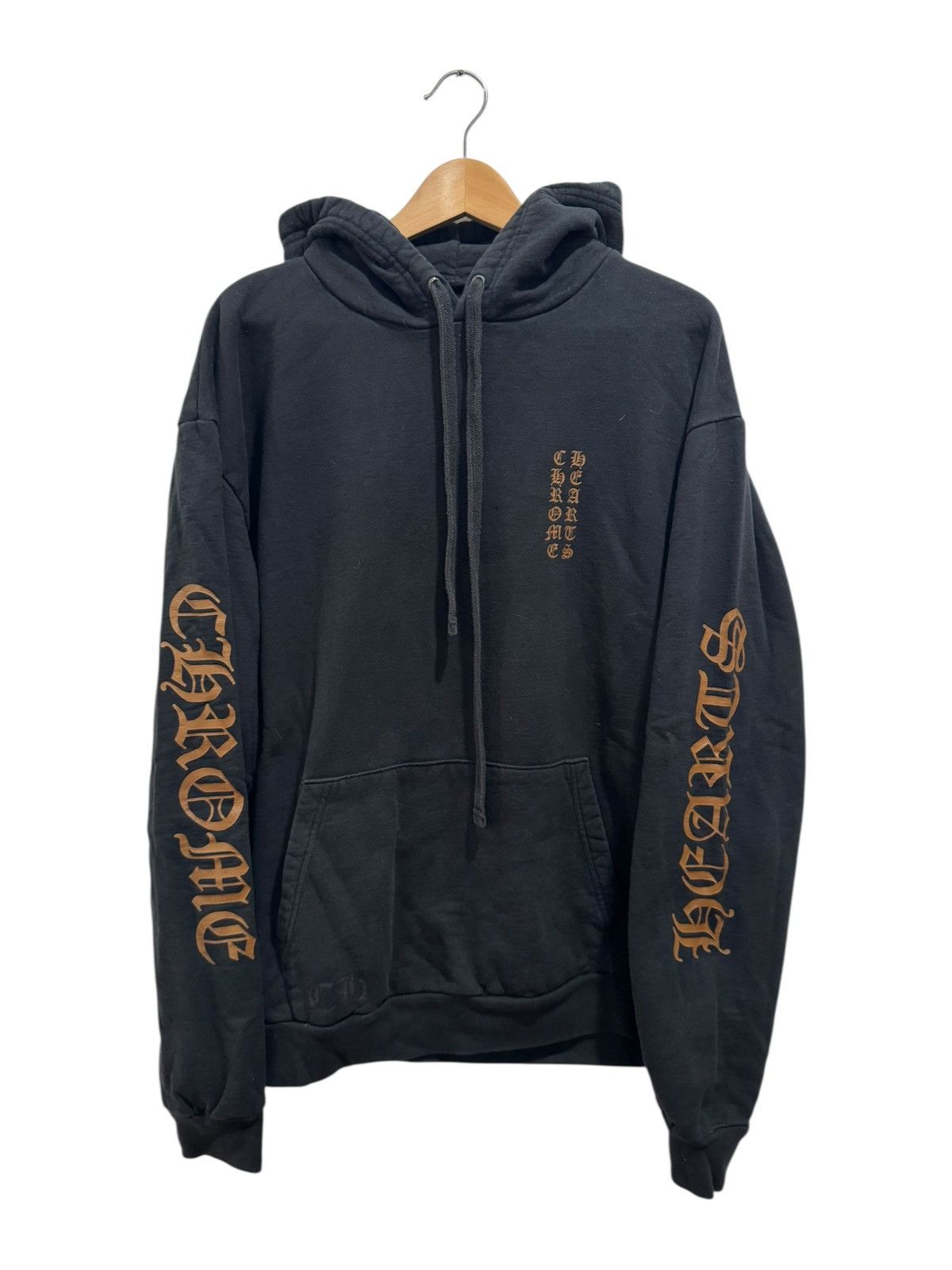 Chrome Hearts Chrome Hearts Monogram Vertical Logo Hoodie