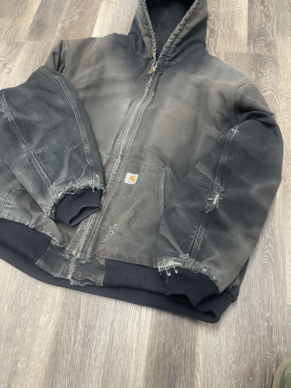 Carhartt Faded & Distressed Carhartt hooded active jacket Size US XXL / EU 58 / 5 - 10 Thumbnail