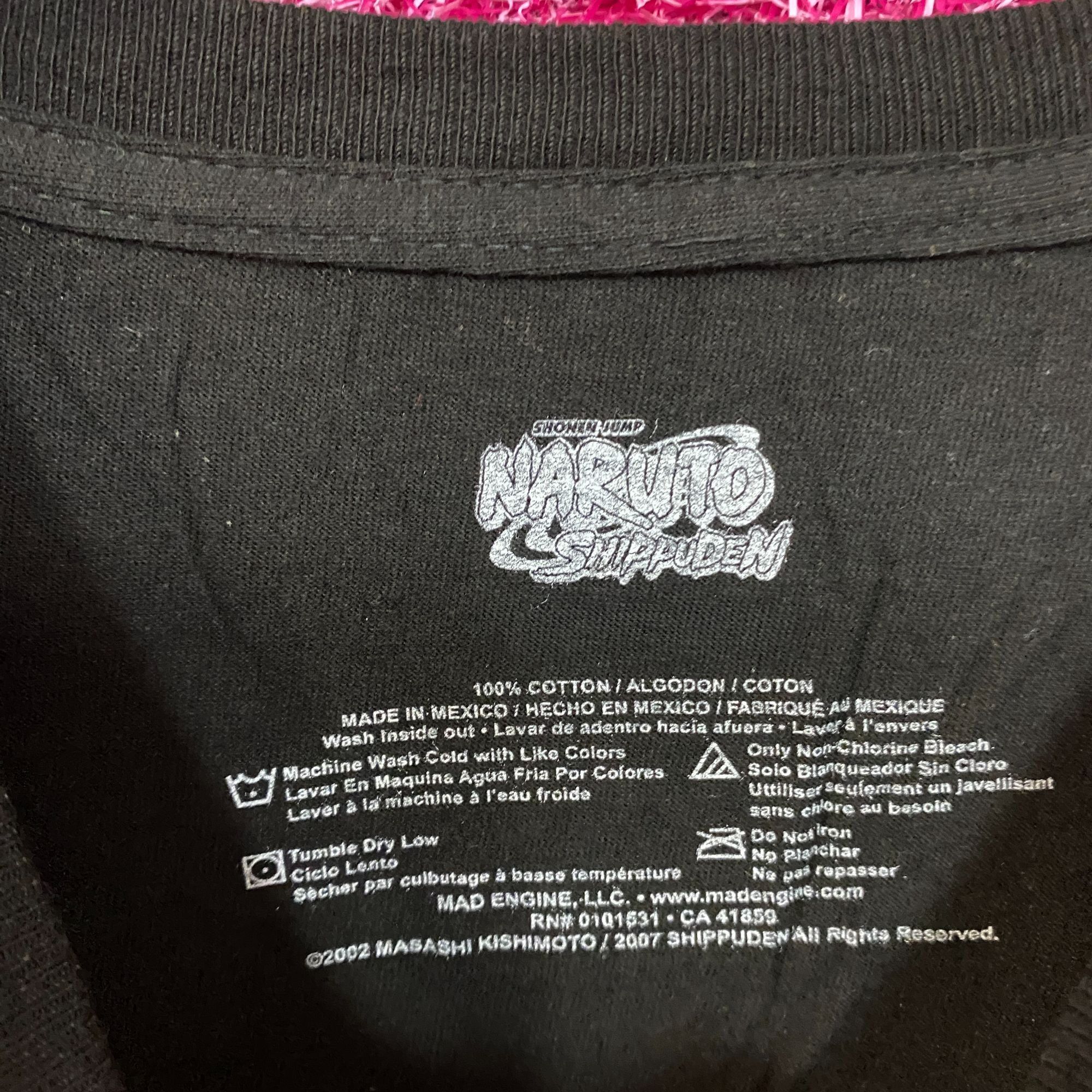 Anime Naruto Shippuden Nyaruto Cat Paw Long Sleeve T-Shirt 2XL Size US XXL / EU 58 / 5 - 4 Thumbnail