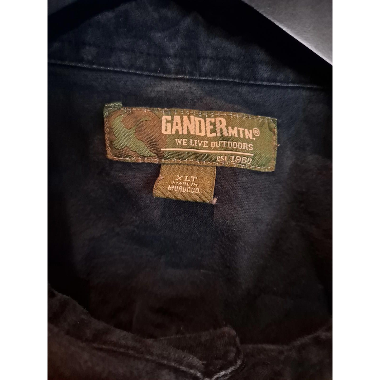 Other Gander Mtn Navy Blue Button Up 100% Cotton Size XLT Size US XL / EU 56 / 4 - 4 Thumbnail
