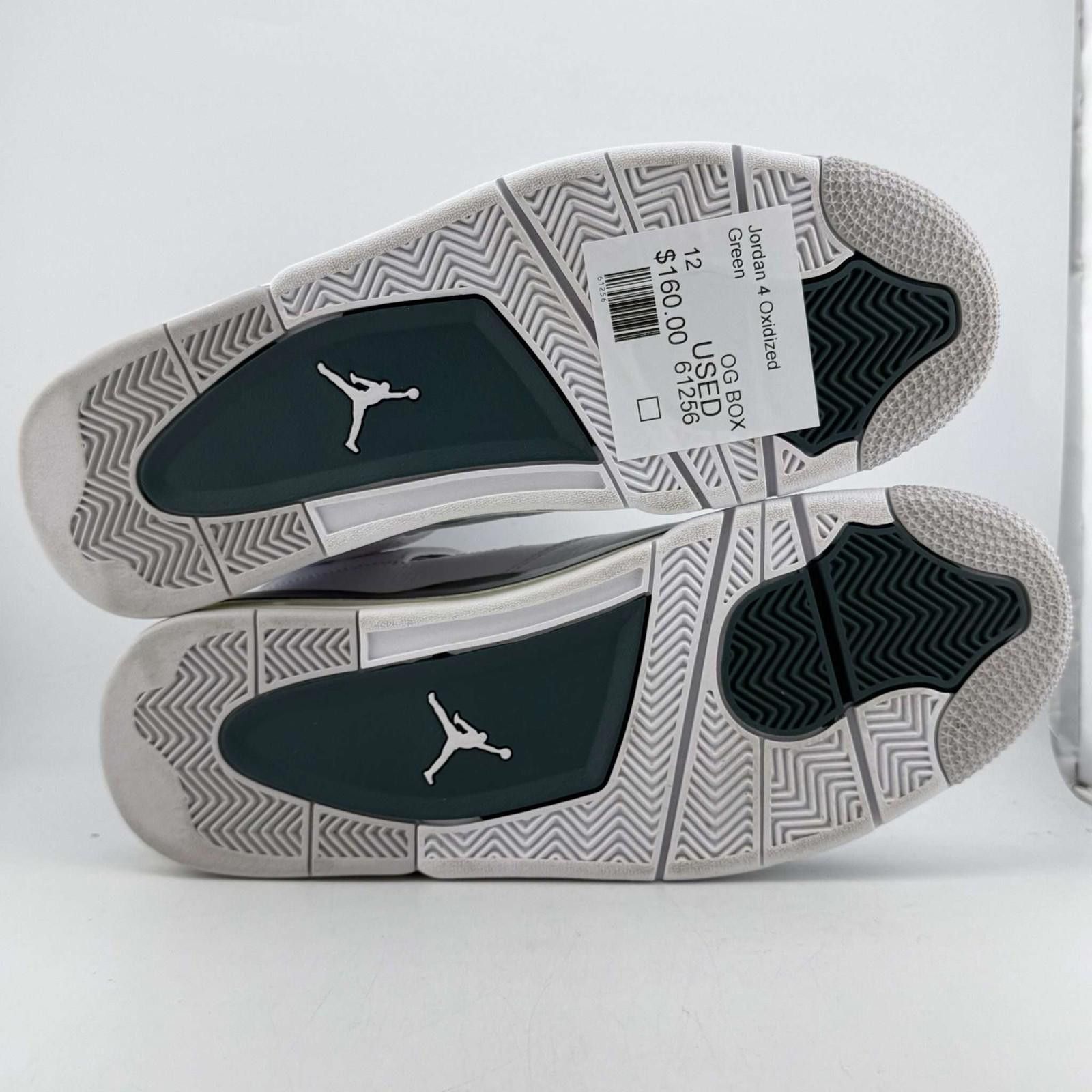 Jordan Brand Jordan 4 Retro Oxidized GreenUS 12 Used with Box FQ8138-103 Size US 12 / EU 45 - 6 Thumbnail