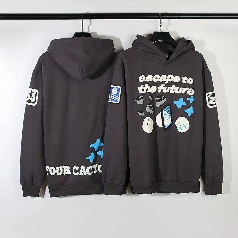 Japanese Brand × Vintage Street Retro Fun Print Loose Casual Hooded Sweatshirt Size US XL / EU 56 / 4 - 2 Thumbnail