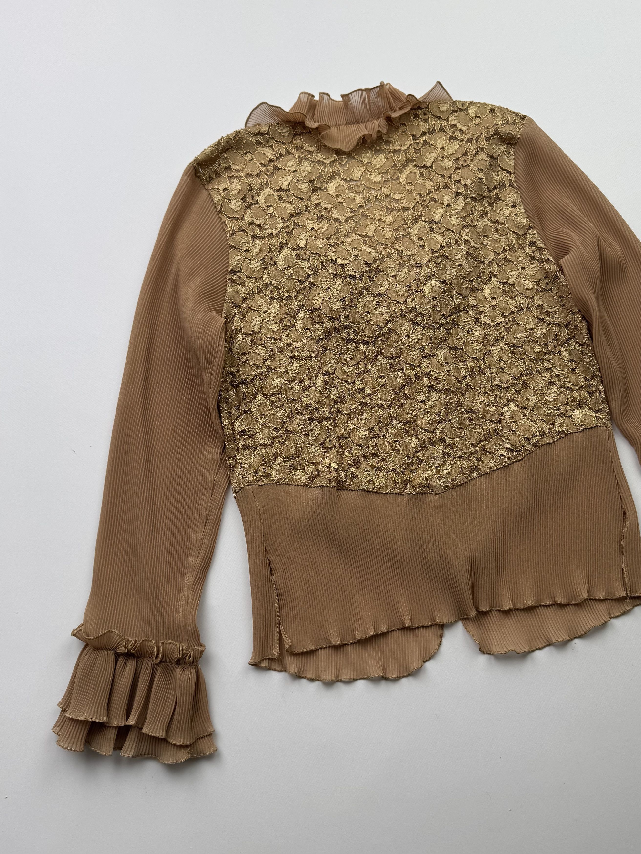 Vintage Vintage Plisse Blouse B588(V246)E2 Size M / US 6-8 / IT 42-44 - 9 Thumbnail