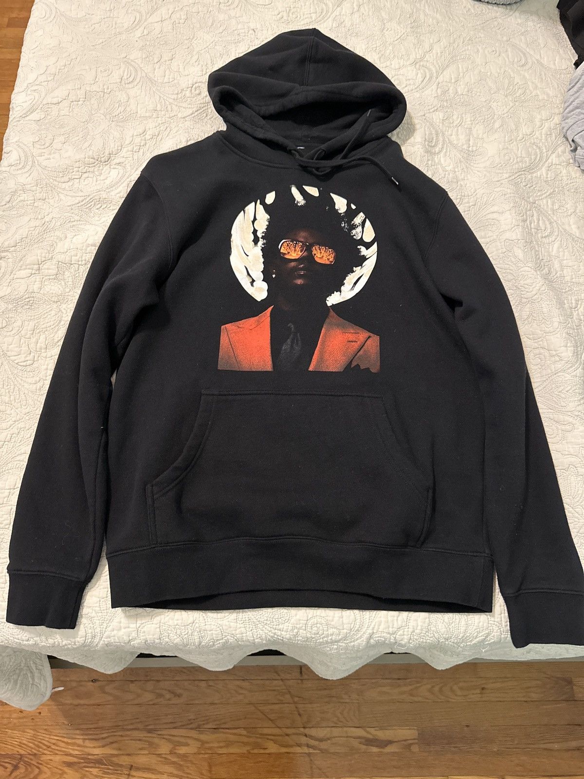 image of The Weeknd After Hours Heartless Pullover Hoodie in Black, Men's (Size Medium)