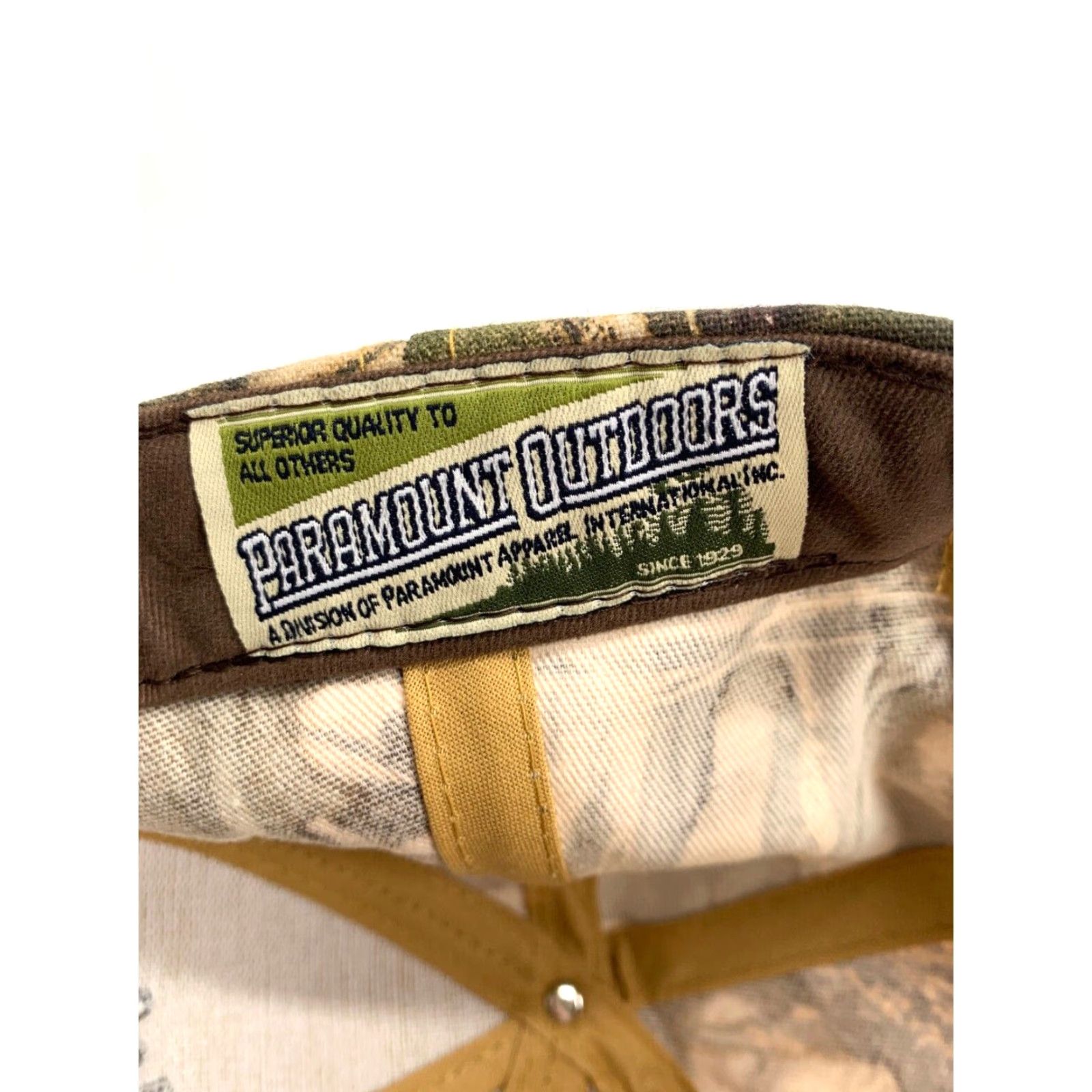 Vintage Paramount Outdoors Buckmasters Hunting Adjustable Baseball Cap Men Green Camo Size ONE SIZE - 5 Thumbnail