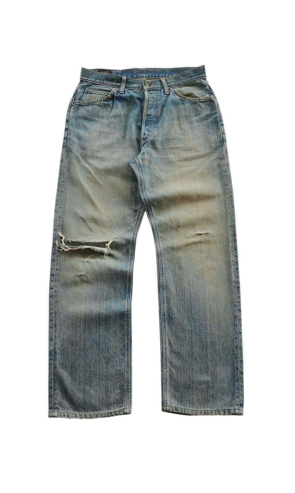 Edwin Vintage Lee x Edwin Mud Wash Jeans Size 32x33 Made in Japan Size US 31 - 1 Thumbnail