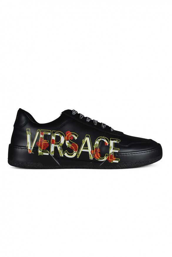 Versace Sneakers Black Floral Size US 10 / EU 43 - 1 Thumbnail